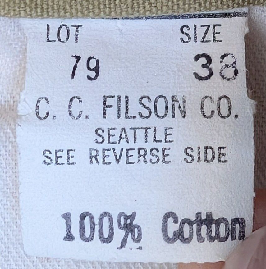 Filson Vintage Filson Lot 79 Tin Cloth Work Pants Size US 38 / EU 54 - 3 Thumbnail