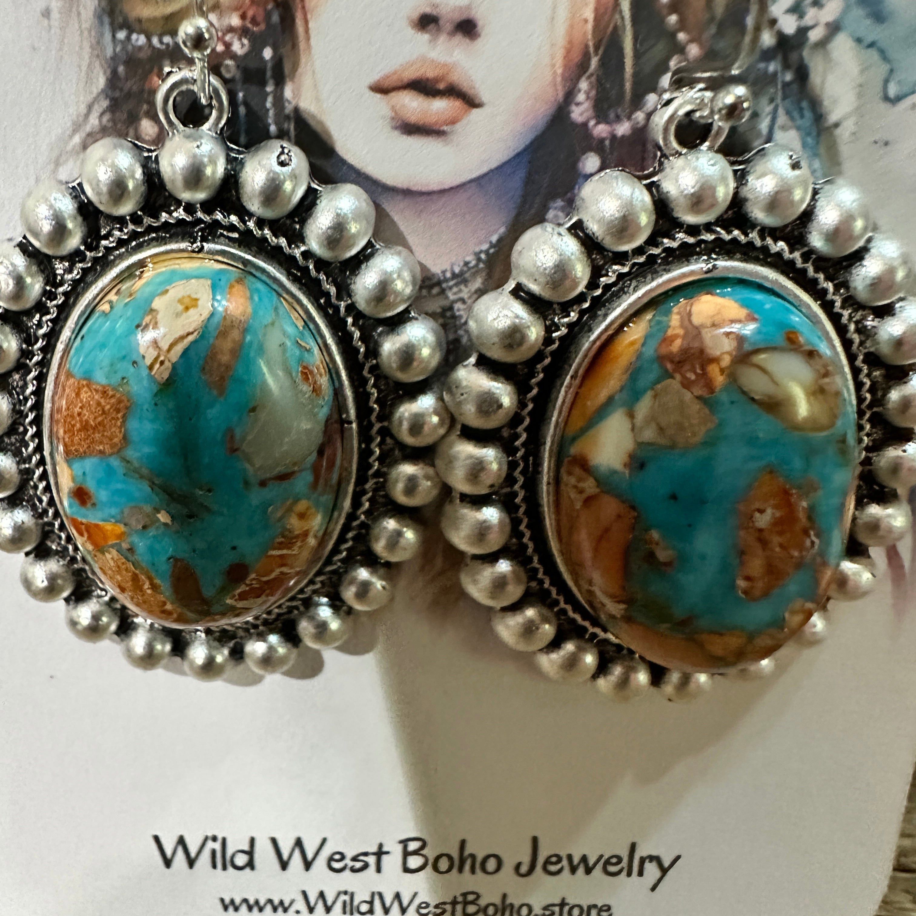 Other Stunning Oval Gemstone Wire Earrings for Every Occasion, Boh Size ONE SIZE - 1 Thumbnail