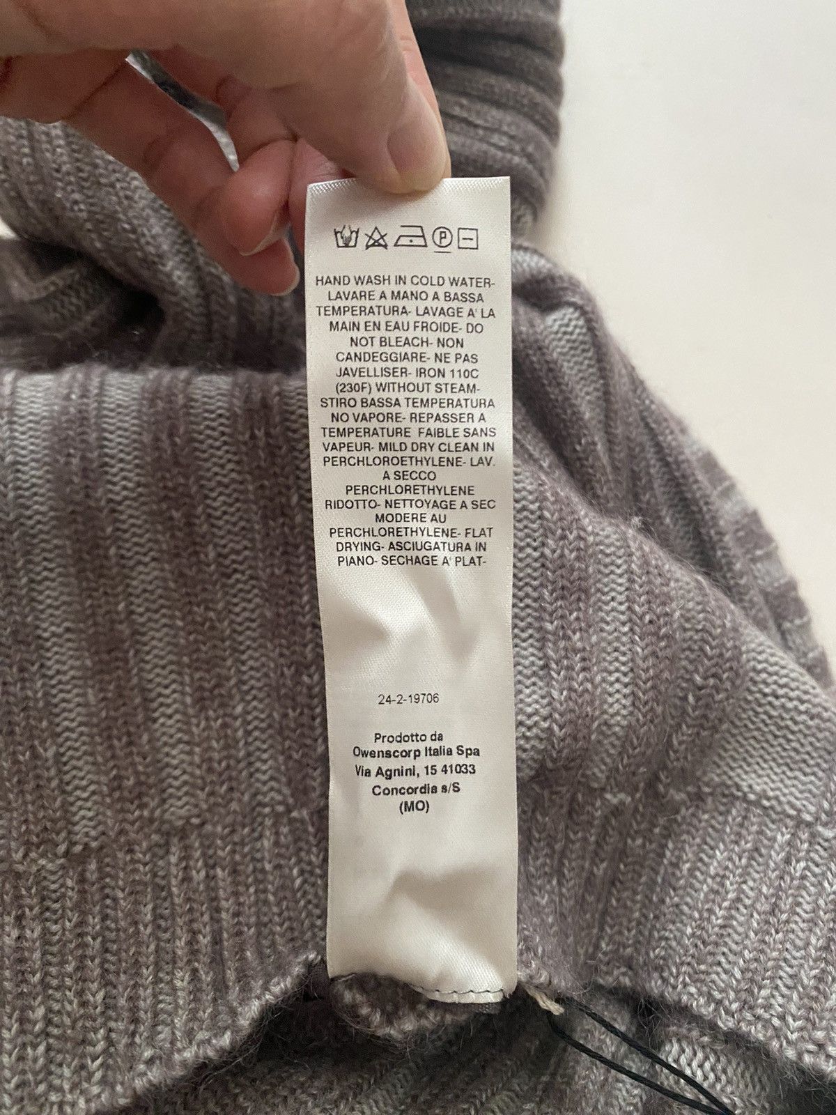 Rick Owens [80% OFF] Rick Owens brown ribbed knit Size US M / EU 48-50 / 2 - 9 Thumbnail