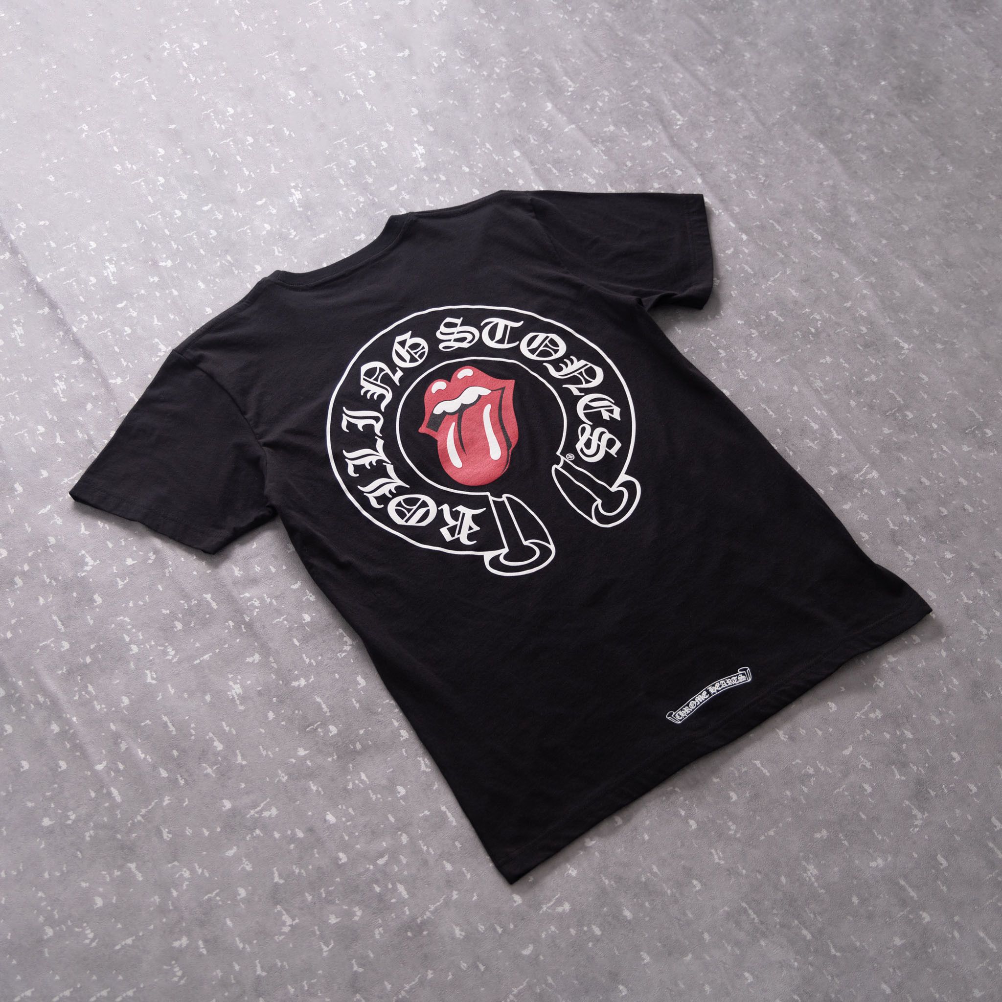 Chrome Hearts CHROME HEARTS Rolling Stones T-Shirt BLACK | Grailed