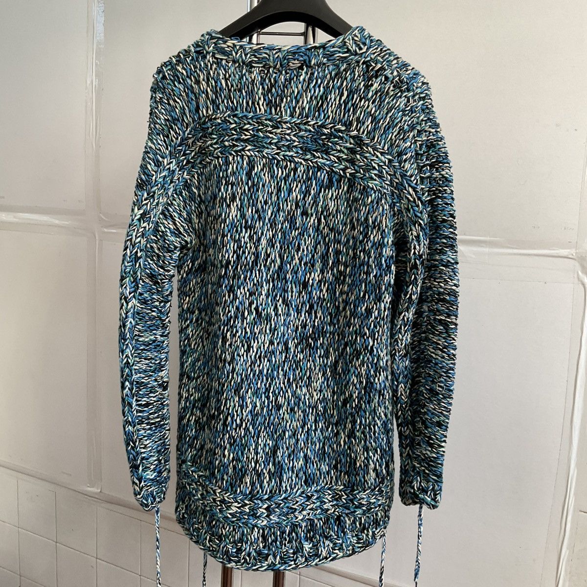 Off-White OFF-WHITE Blue Climb Rope Jumper In 3000 Blue Size US L / EU 52-54 / 3 - 3 Thumbnail