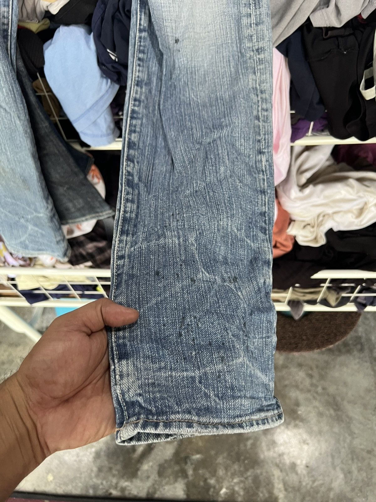 Johnbull 🔥Vintage Johnbull Kojima Japan Distressed Denim Size US 33 - 15 Thumbnail