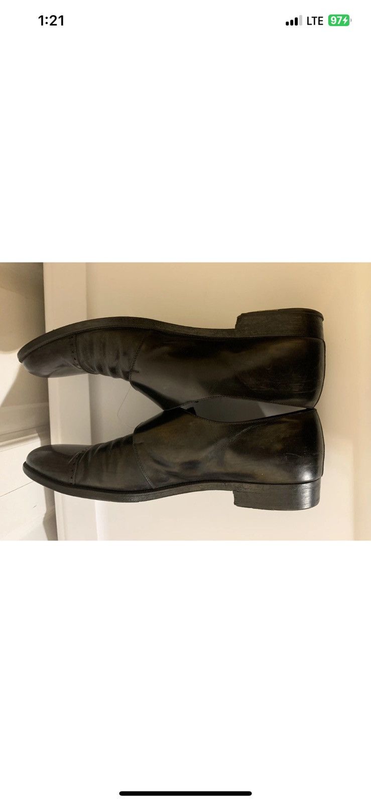 Salvatore Ferragamo Salvatore Ferragamo mens 9.5D monk strap black loafer shoes Size US 9.5 / EU 42-43 - 8 Thumbnail