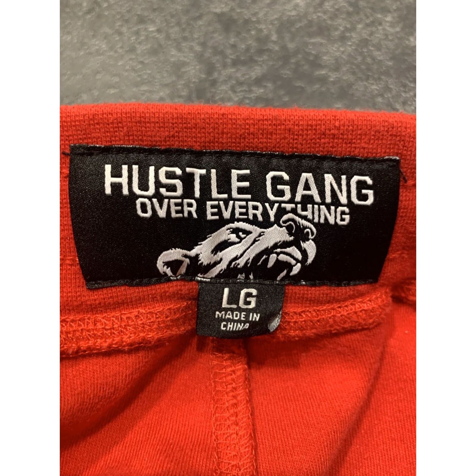 NANGA Hustle Gang Fleece Shorts Mens Large Red Sweat Size US 33 - 3 Thumbnail
