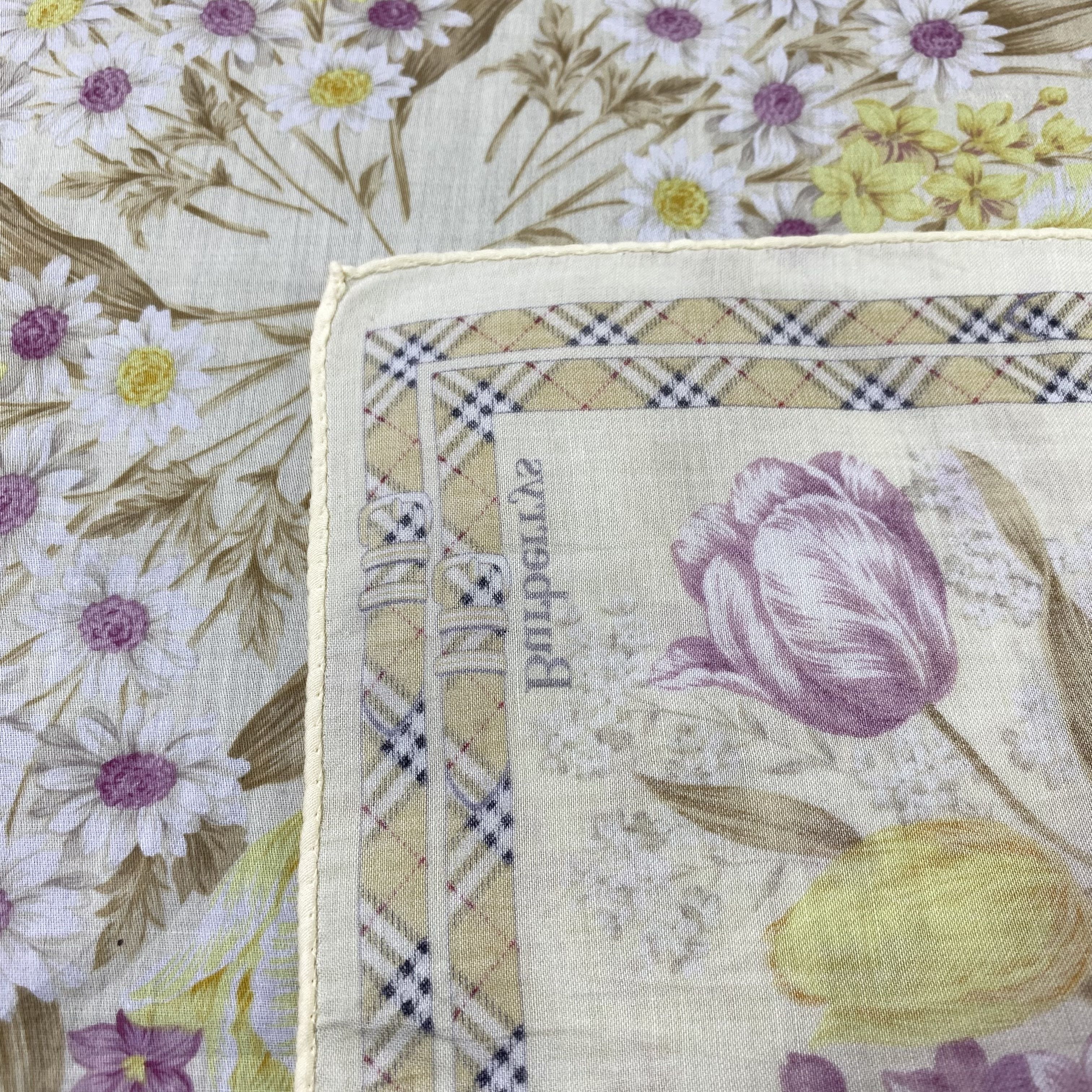 Burberry Vintage Burberry Handkerchief / Bandana / Neckerchief-B2312 Size ONE SIZE - 6 Thumbnail