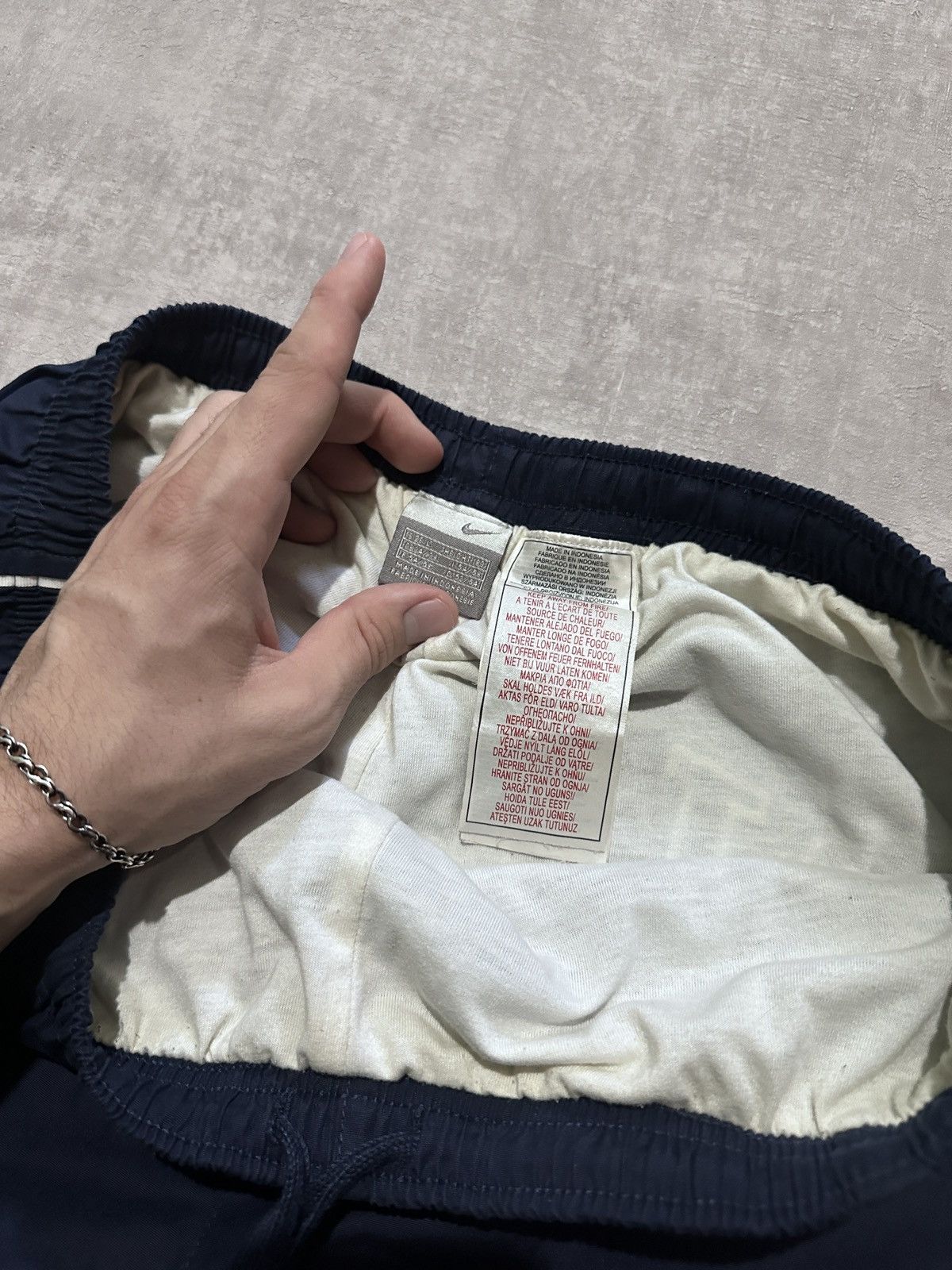 Nike × Vintage Nike vintage Big Logo Trackpants Joggers Swoosh Size US 34 / EU 50 - 5 Thumbnail