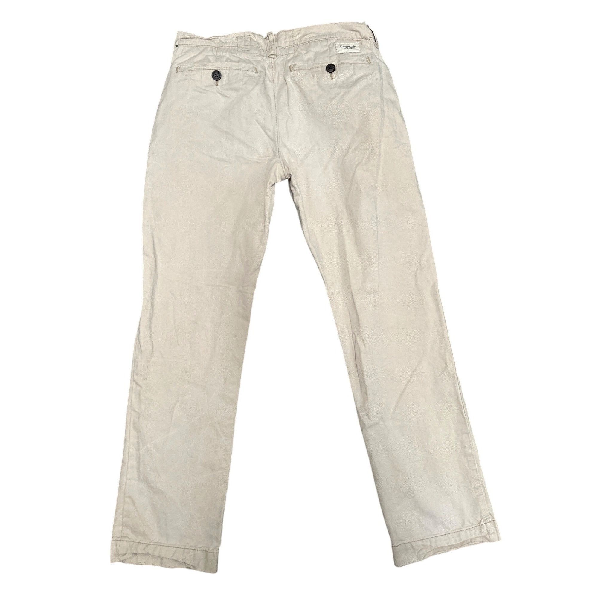 Abercrombie & Fitch Abercrombie Fitch Size 32 Tan Cargo Pants Khaki Straight Fit Size US 32 / EU 48 - 5 Thumbnail