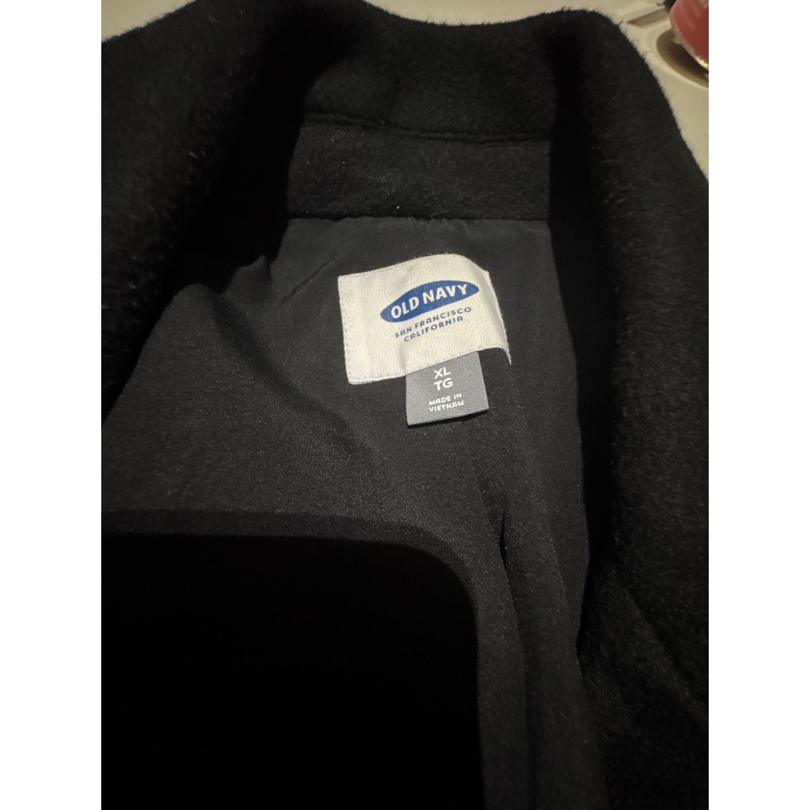 Old Navy Old Navy Women’s XL Black Peacoat Wool Blend Jacket Size XL / US 12-14 / IT 48-50 - 3 Thumbnail
