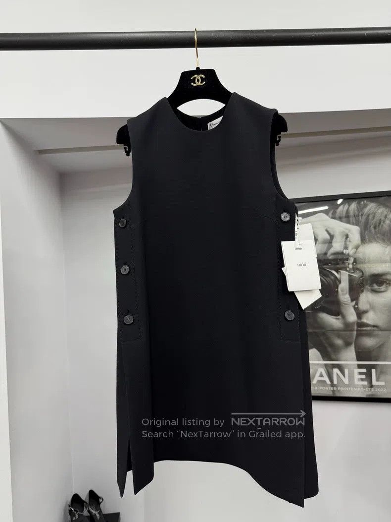 Dior Dior Classic black three-button straight dress Size XS / US 0-2 / IT 36-38 - 1 Thumbnail