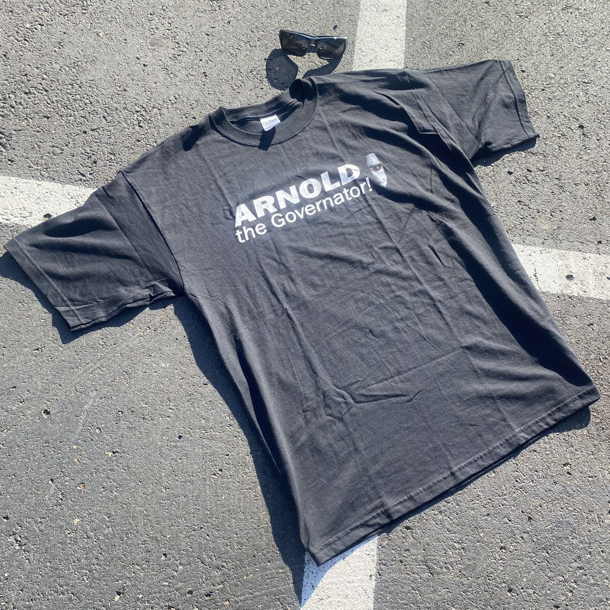 Gildan 2003 VTG Arnold Schwarzenegger Campaign Tee Size US XL / EU 56 / 4 - 1 Thumbnail