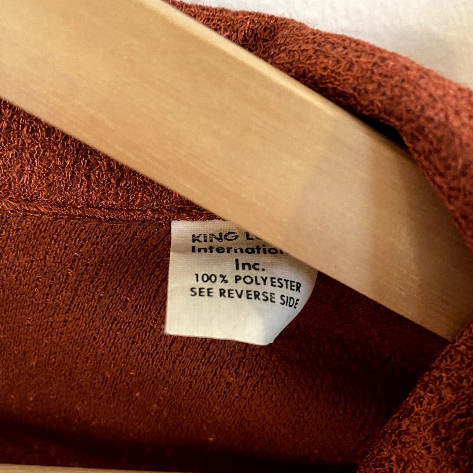Vintage Vintage 70s King Louie Bowling Shirt Burnt Orange Sparkle Size US M / EU 48-50 / 2 - 4 Thumbnail