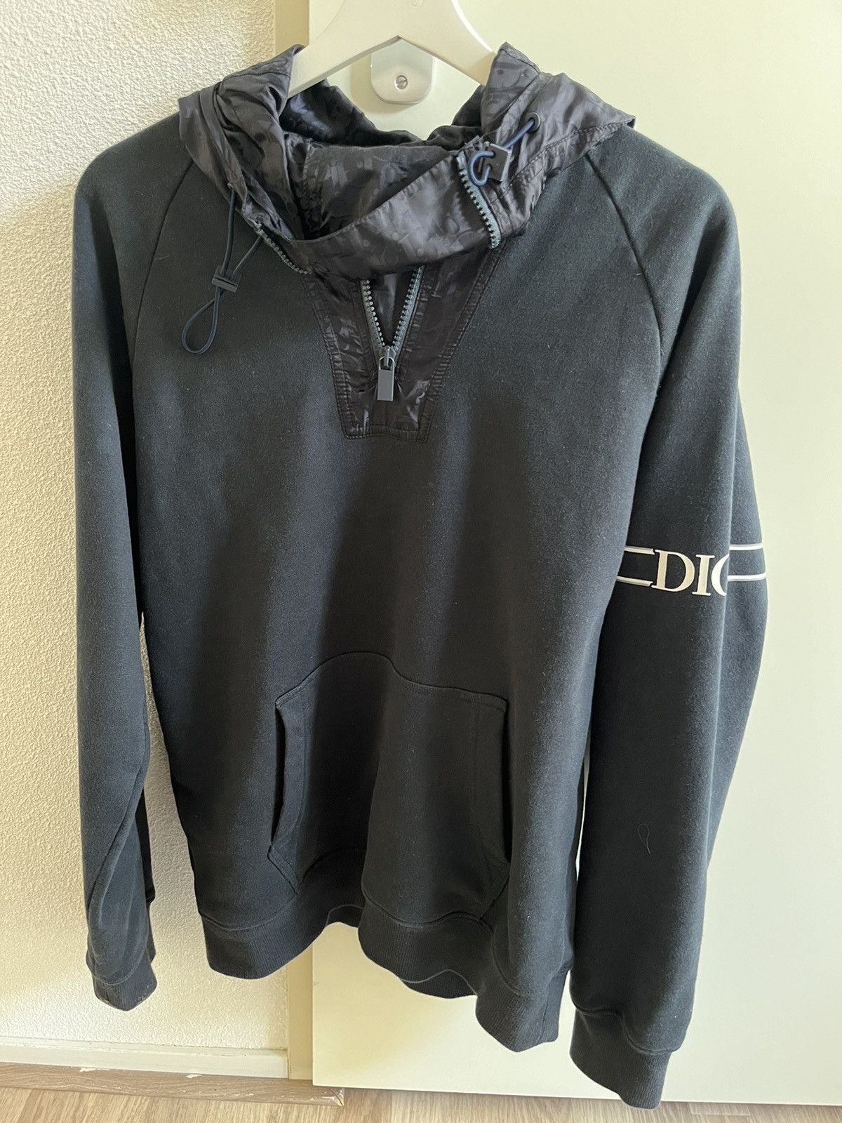 image of Dior Anorak Hoodie in Blue, Men's (Size Small)