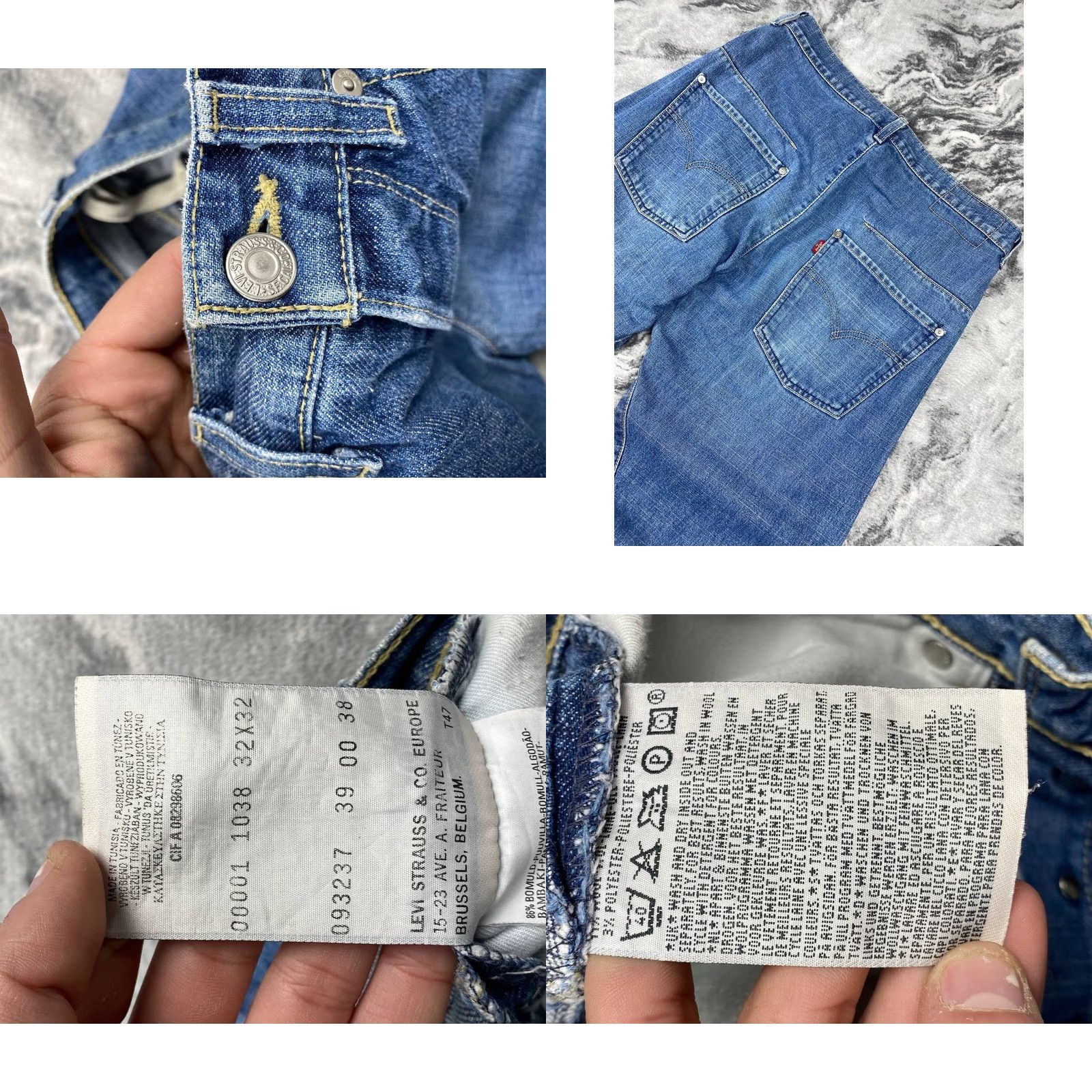 Levi's VINTAGE Levi’s Denim Engineered Jeans Japan Y2K Men 32x32 Blue Size US 32 / EU 48 - 8 Thumbnail