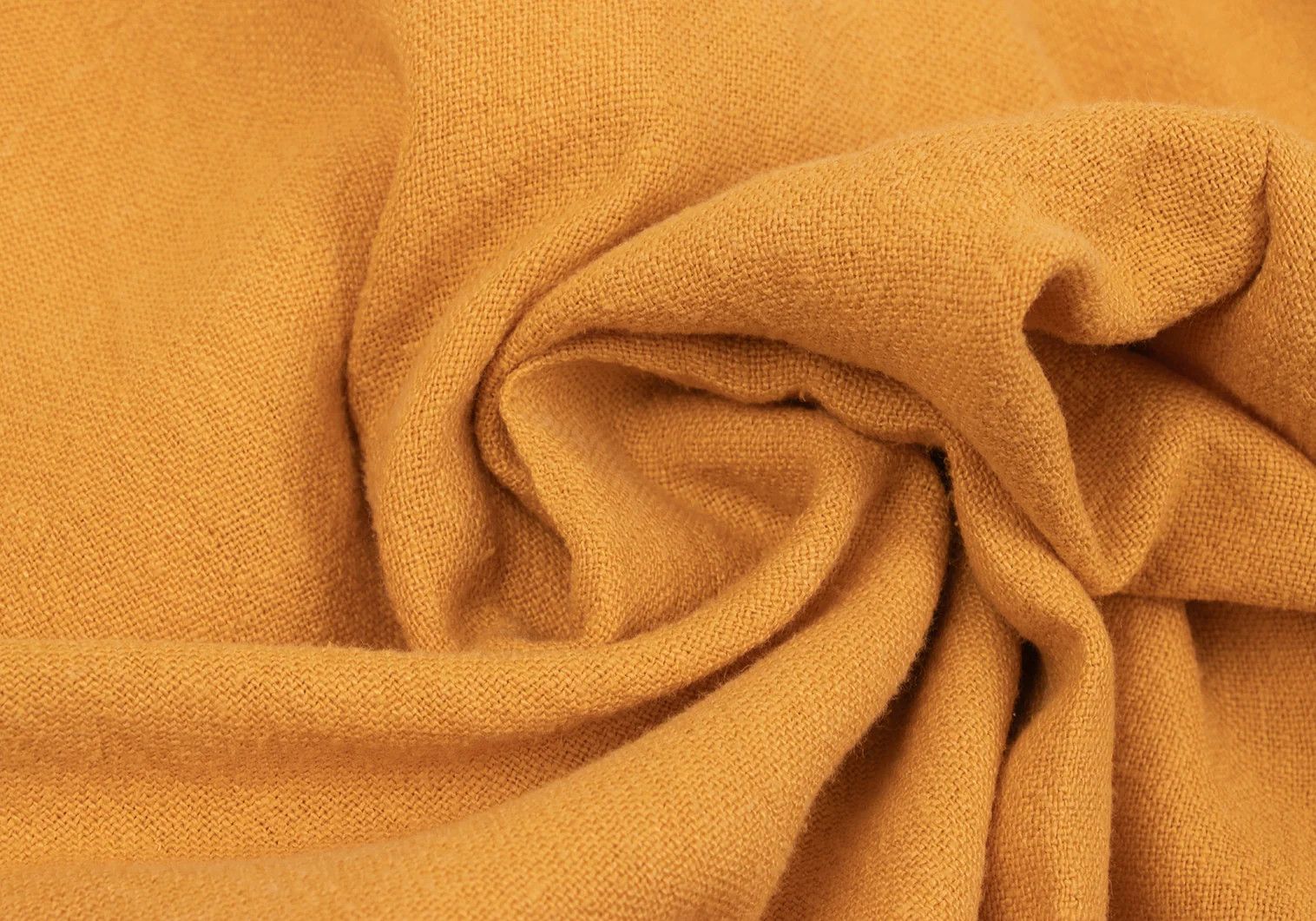Issey Miyake Linen Two-Tuck Pants in Mustard, Size M Size US 38 / EU 54 - 15 Thumbnail