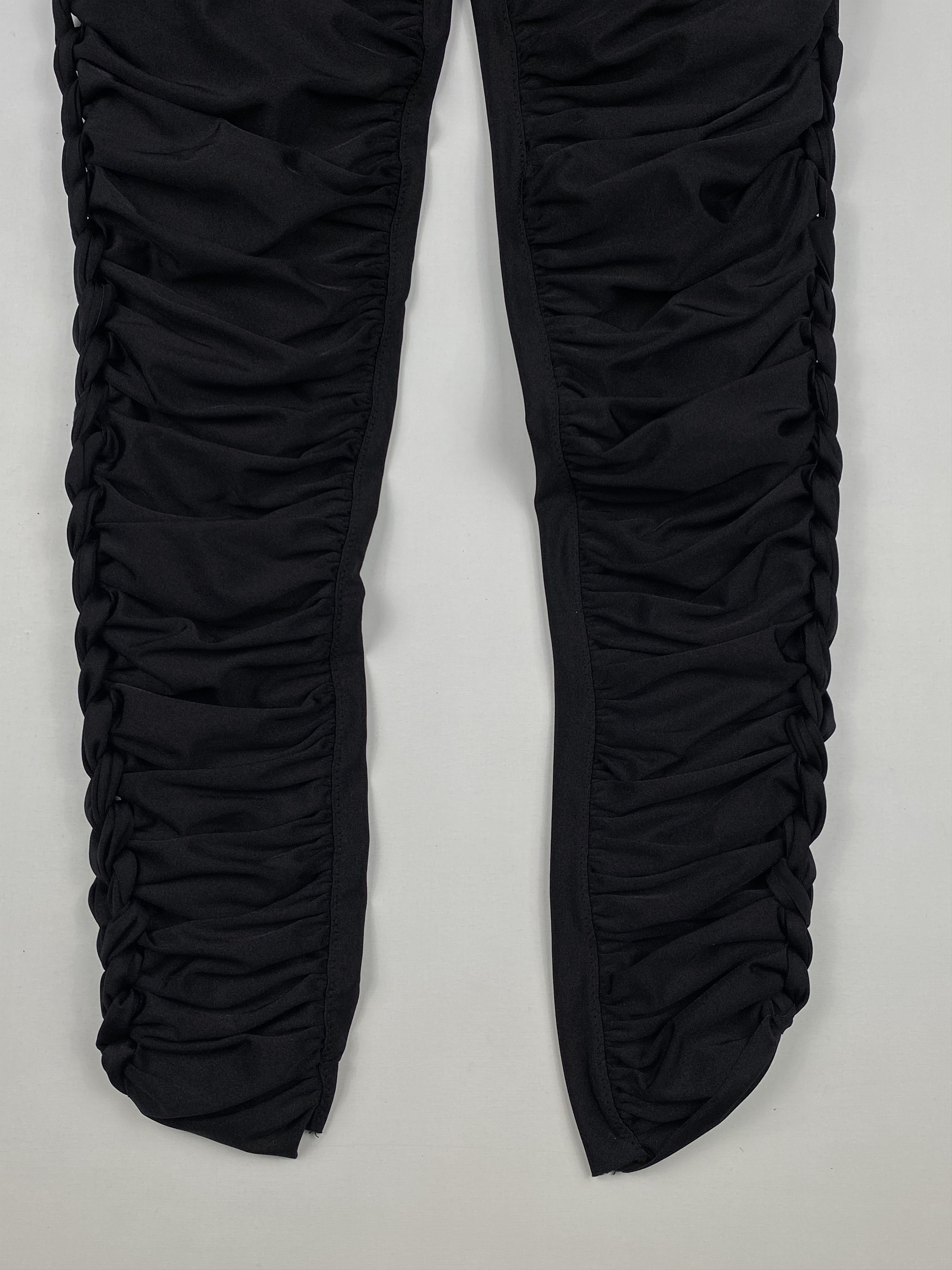 Jean Paul Gaultier Maille Femme Ruched Pants Size 27" / US 4 / IT 40 - 8 Thumbnail