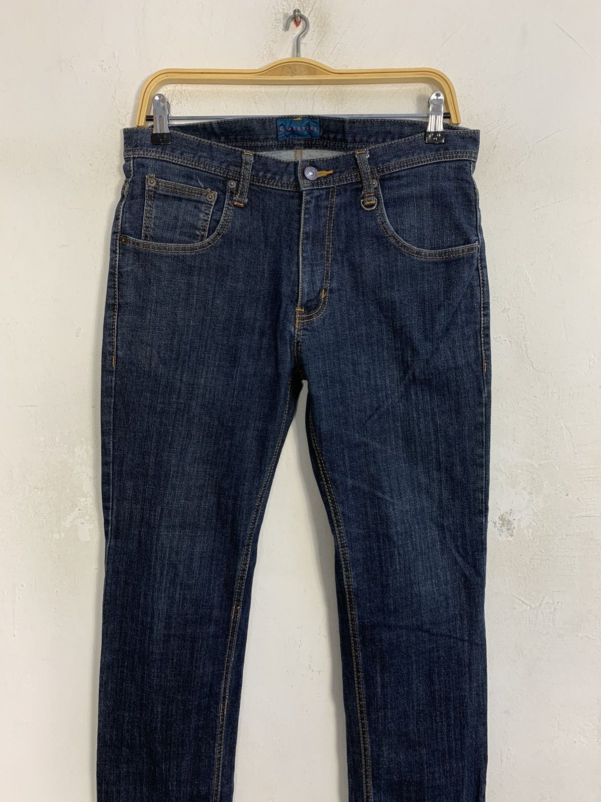 Japanese Brand × RAGEBLUE Hype Rageblue Dark Indigo Denim Jeans Zipper Back Pocket Size US 30 / EU 46 - 3 Thumbnail