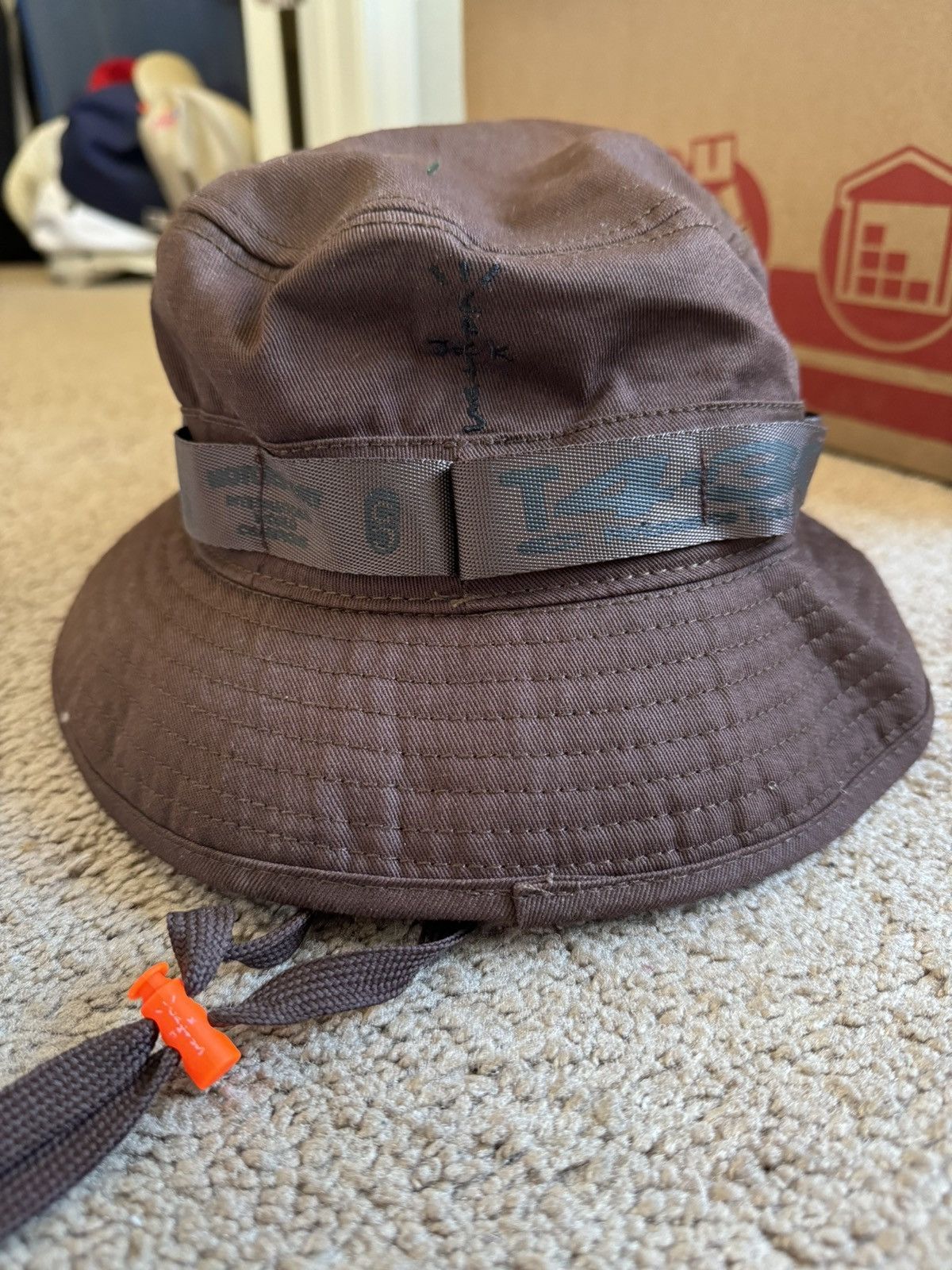 image of Travis Scott Cactus Jack Safari Hat in Brown, Men's