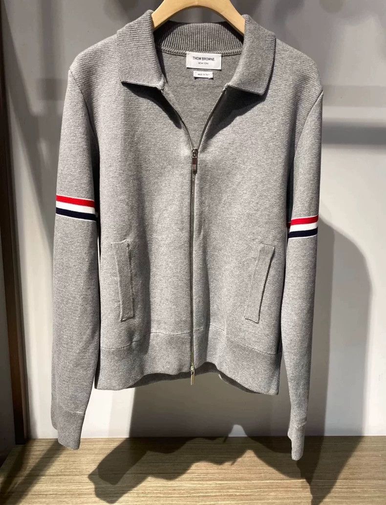Thom Browne Thom Browne Double bar zipper sweater Size US S / EU 44-46 / 1 - 4 Thumbnail