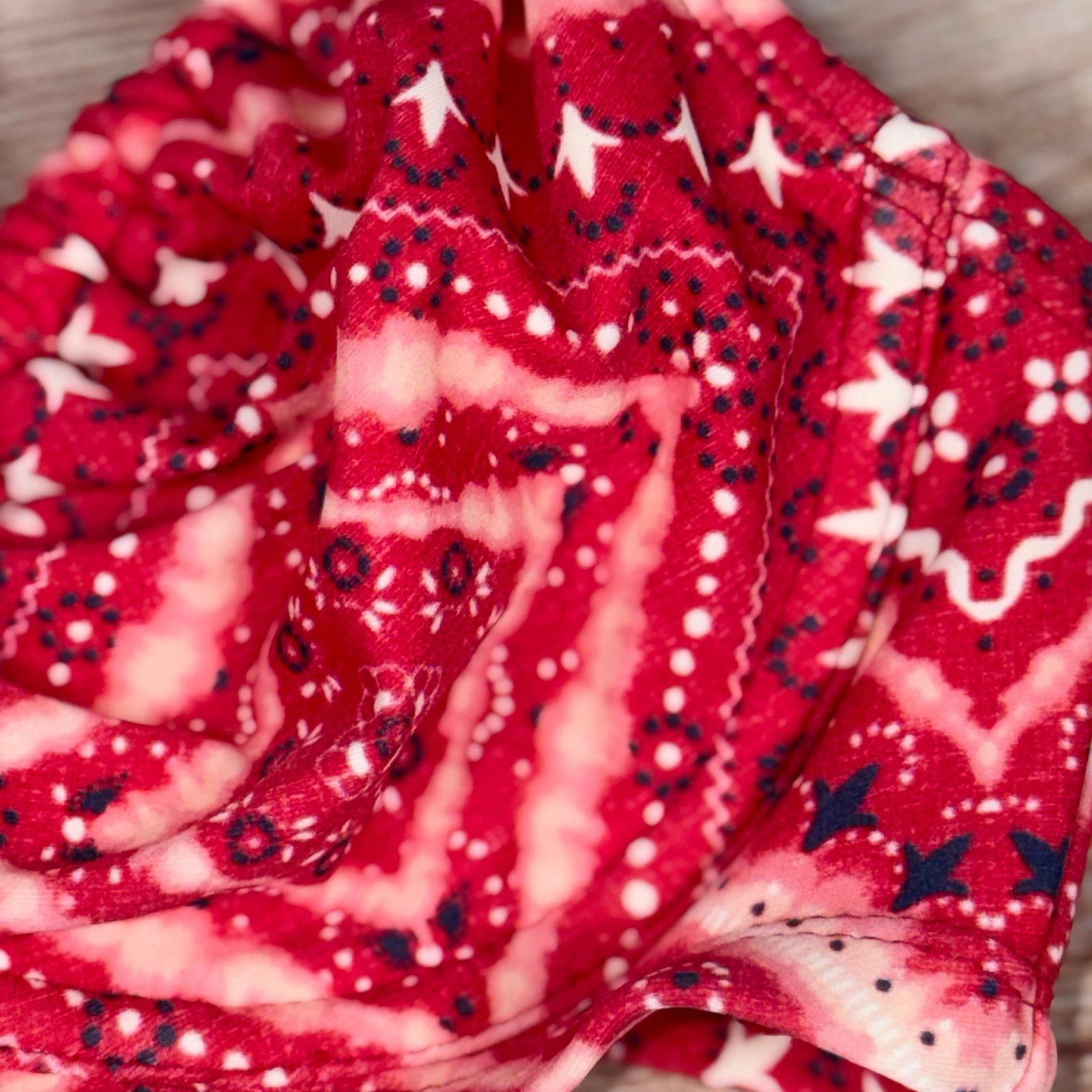 Other True Craft Small Red Bandana Print Bikini Top Size ONE SIZE - 3 Thumbnail