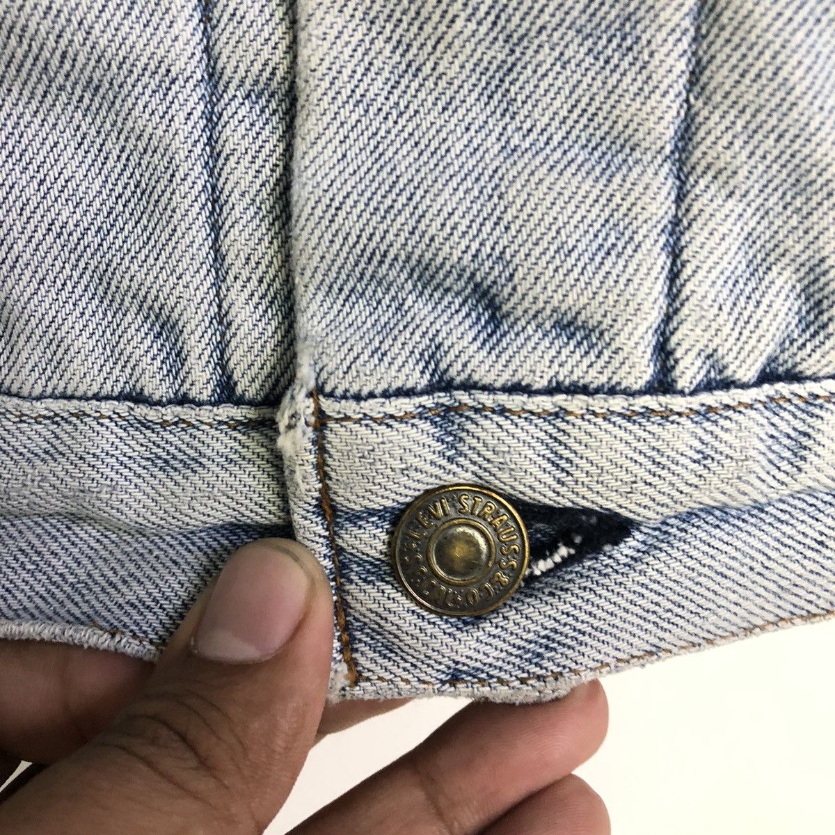 Levi's Vintage Clothing × Vintage Vintage Levi’s Big E Denim Light Wash Jacket Size US M / EU 48-50 / 2 - 8 Thumbnail