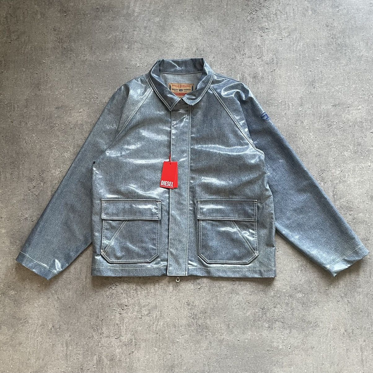 D-Sury Giacca Raincoat Denim Jacket