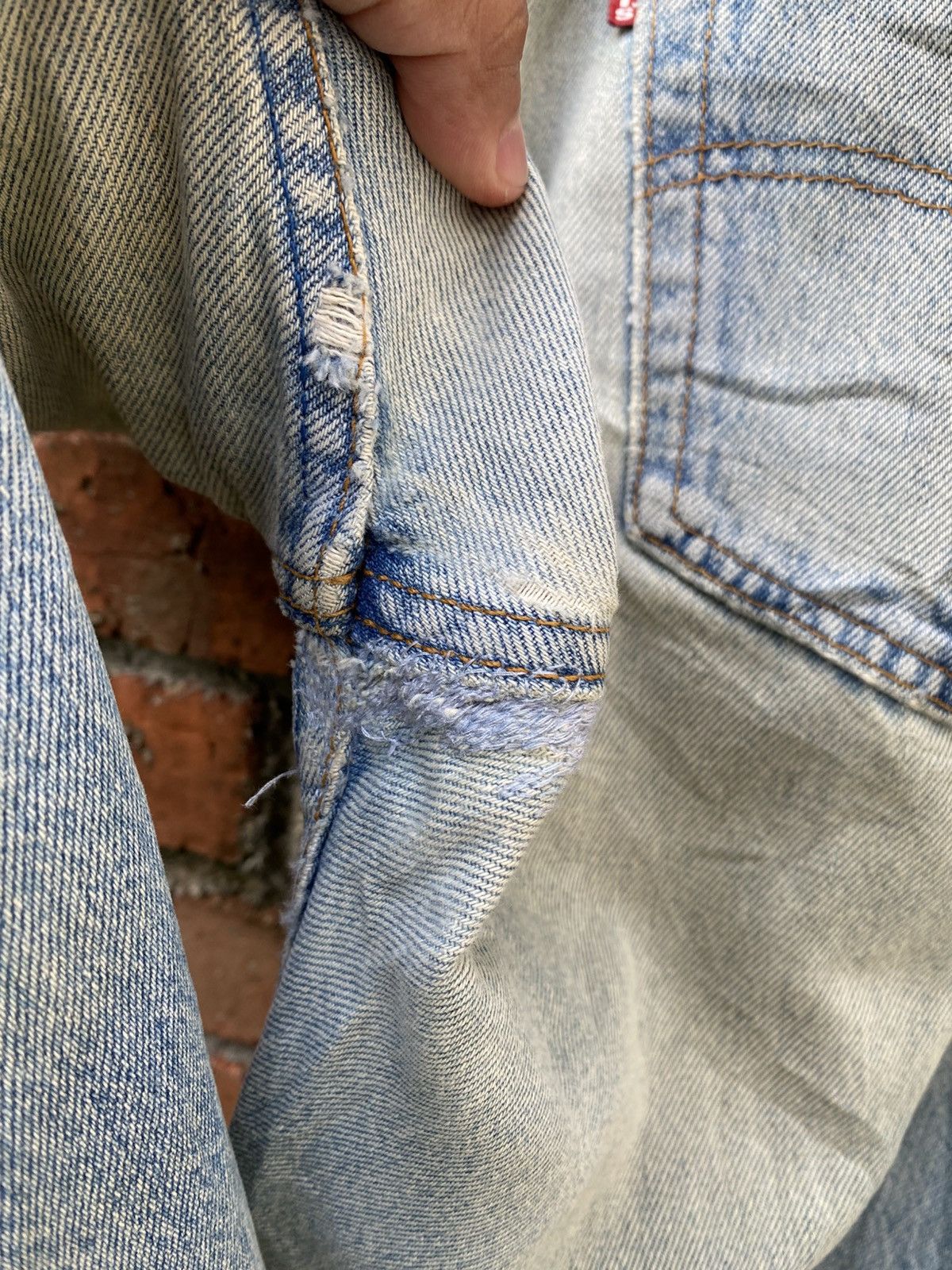 Levi's × Vintage W38x30 vintage levi's 501 distressed made in USA Size US 38 / EU 54 - 8 Thumbnail