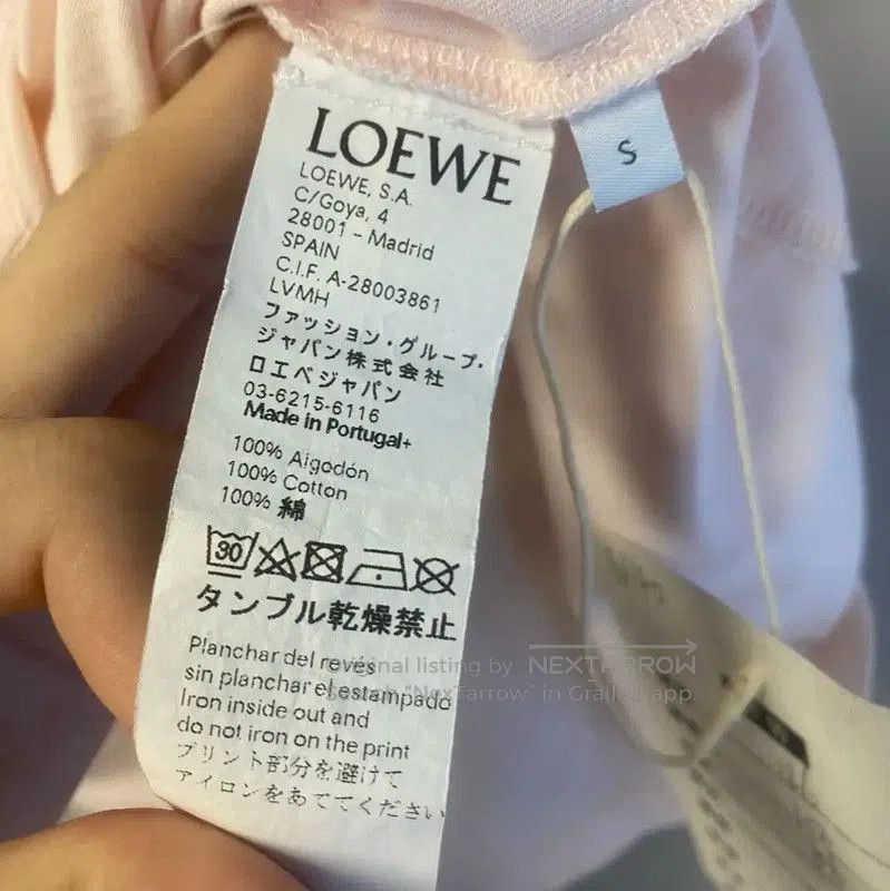 Loewe Loewe Pink Graphic T-Shirt for Women . Size S / US 4 / IT 40 - 4 Thumbnail