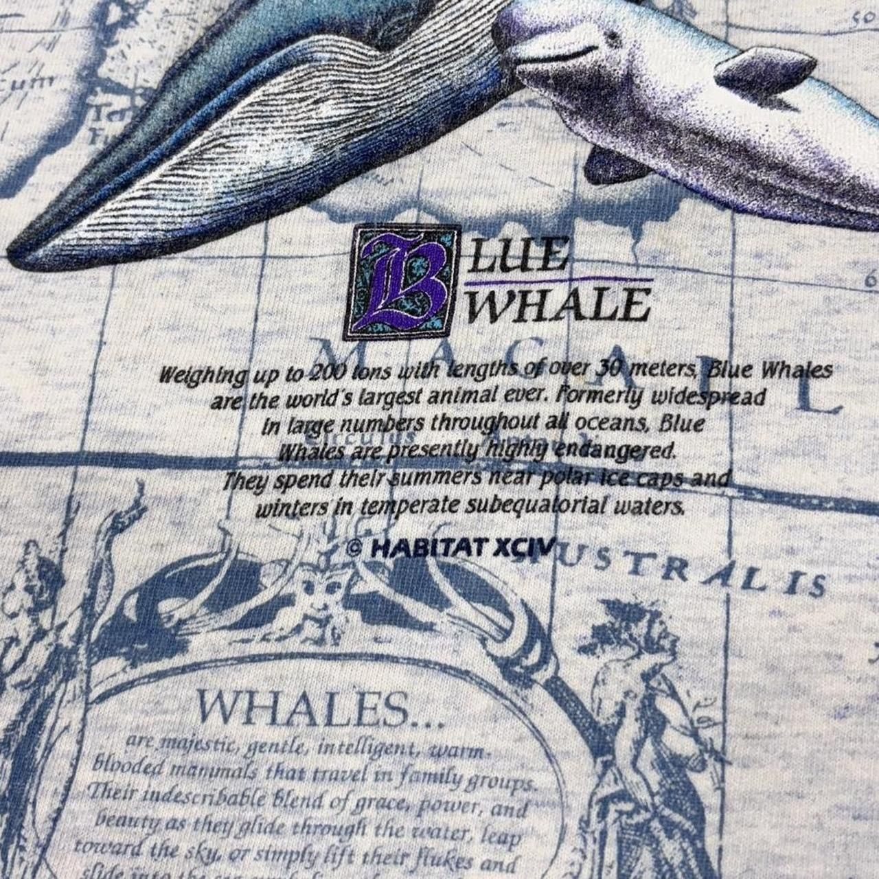 Vintage Vintage Whales All Over Print Tshirt Size US XL / EU 56 / 4 - 5 Thumbnail