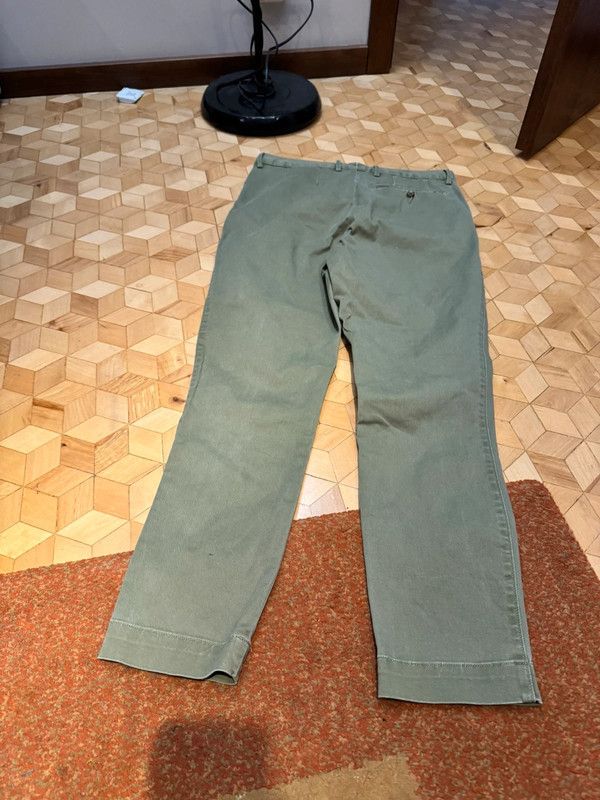 Polo Ralph Lauren Ralph Lauren SLG PNT Pants Khaki Green Chino Size 30" / US 8 / IT 44 - 3 Thumbnail
