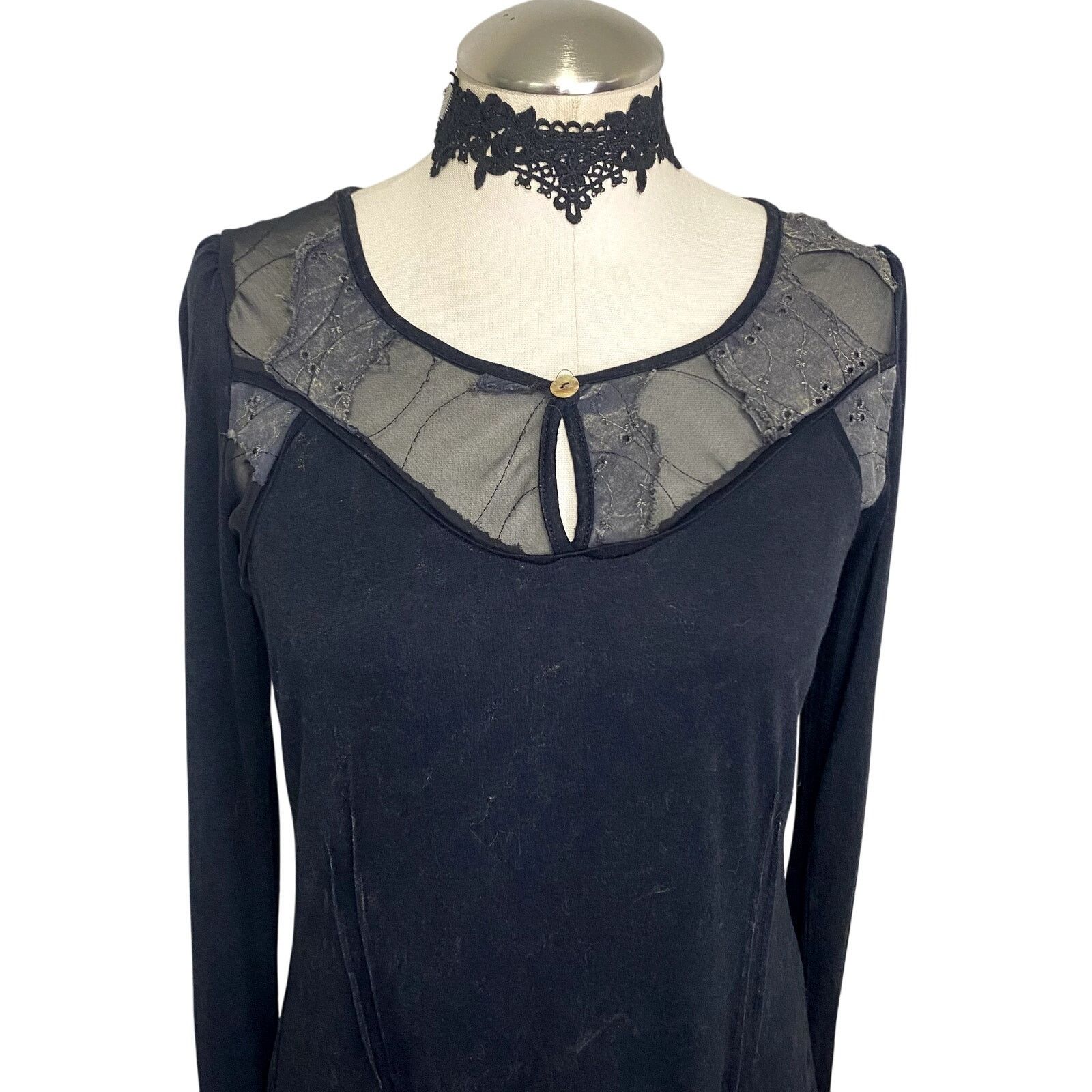 Vintage Vintage Y2k USA Kimchi Blue Coquette Grunge Longsleeve Top Size S / US 4 / IT 40 - 5 Thumbnail