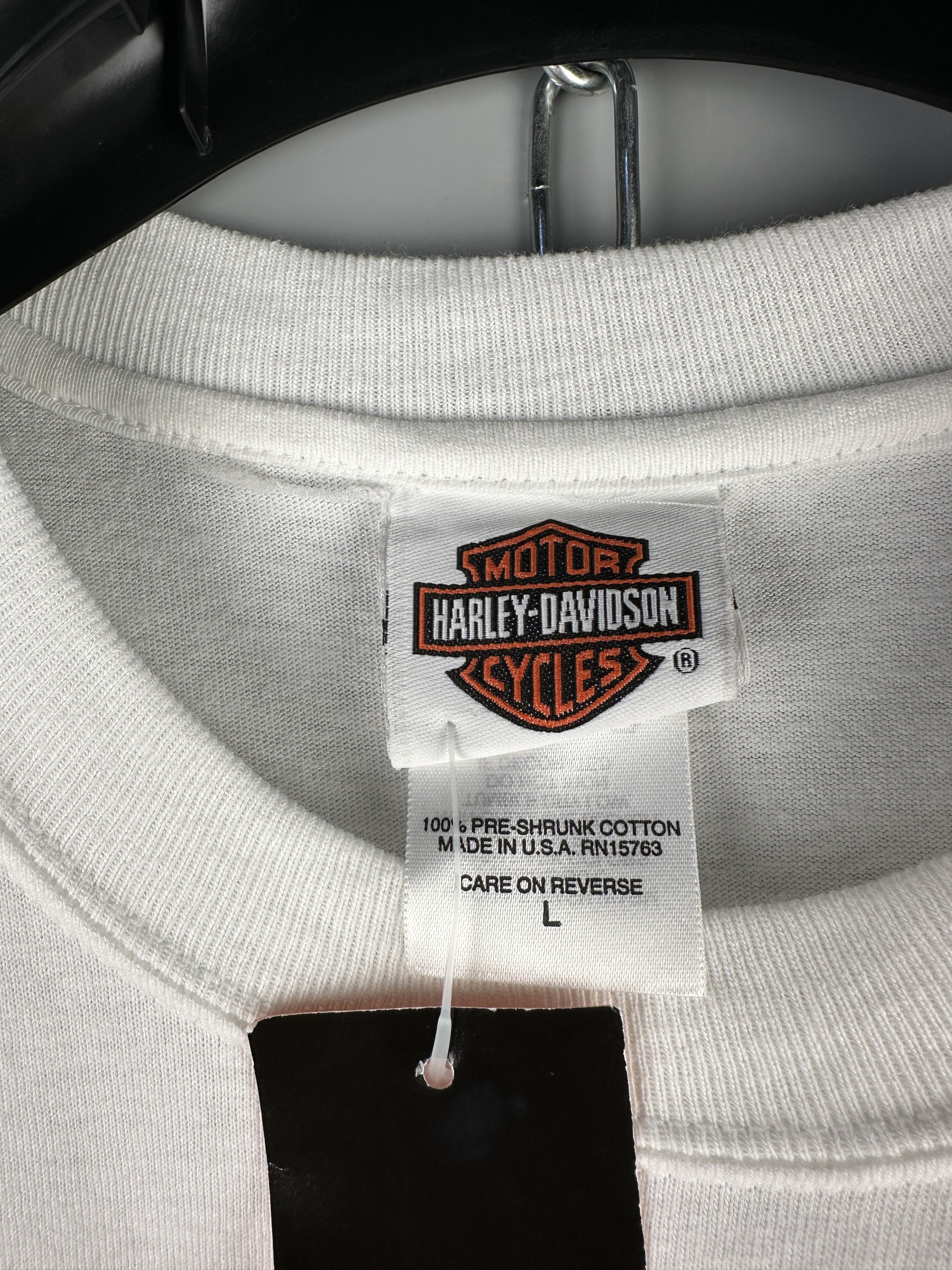 Harley Davidson × Vintage NEW Vtg 2006 Harley Davidson Big Logo Vest Top Size US L / EU 52-54 / 3 - 14 Thumbnail