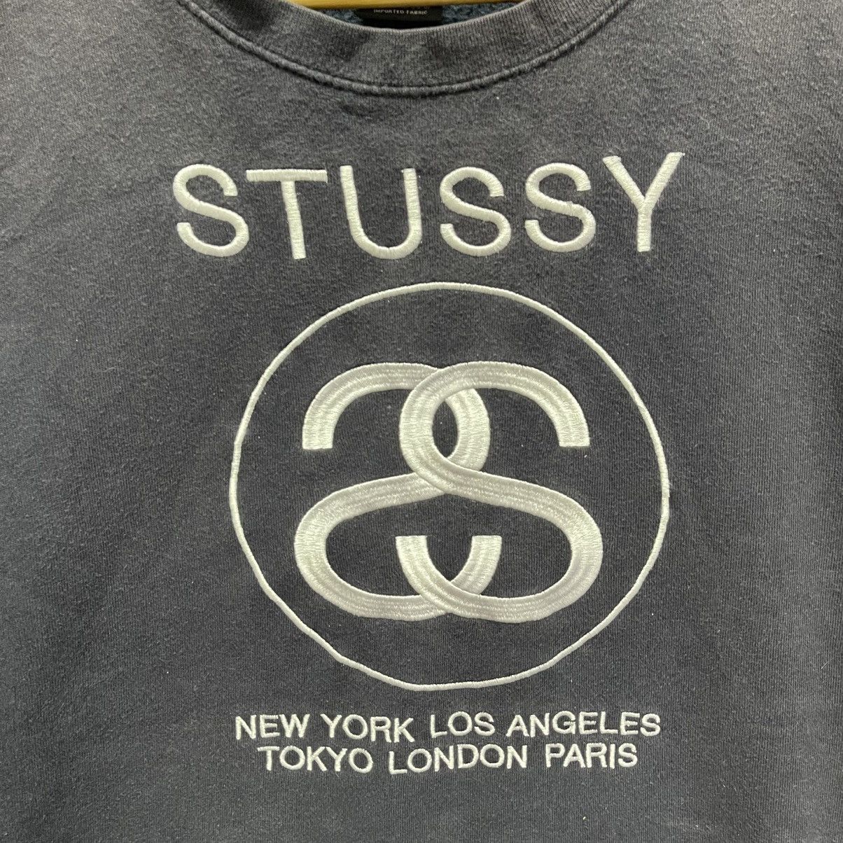 Stussy Vintage Stussy World Tour Logo Crewneck Sweatshirt Size US XL / EU 56 / 4 - 3 Thumbnail