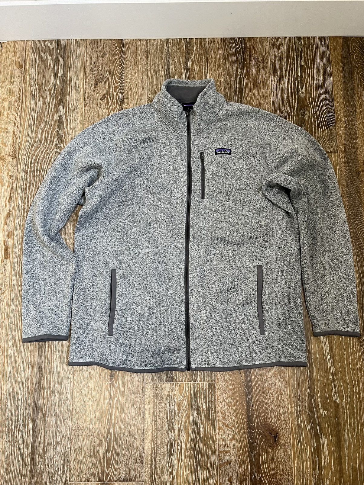 image of Patagonia Better Sweater Full Zip Fleece Jacket in Grey, Men's (Size 2XL)