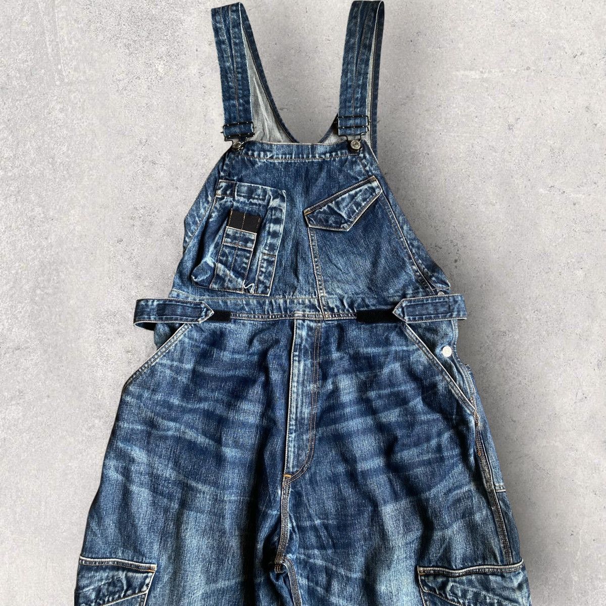Yohji Yamamoto Vintage Y’s At Work Magic Wash Overall Denim Size US 34 / EU 50 - 5 Thumbnail