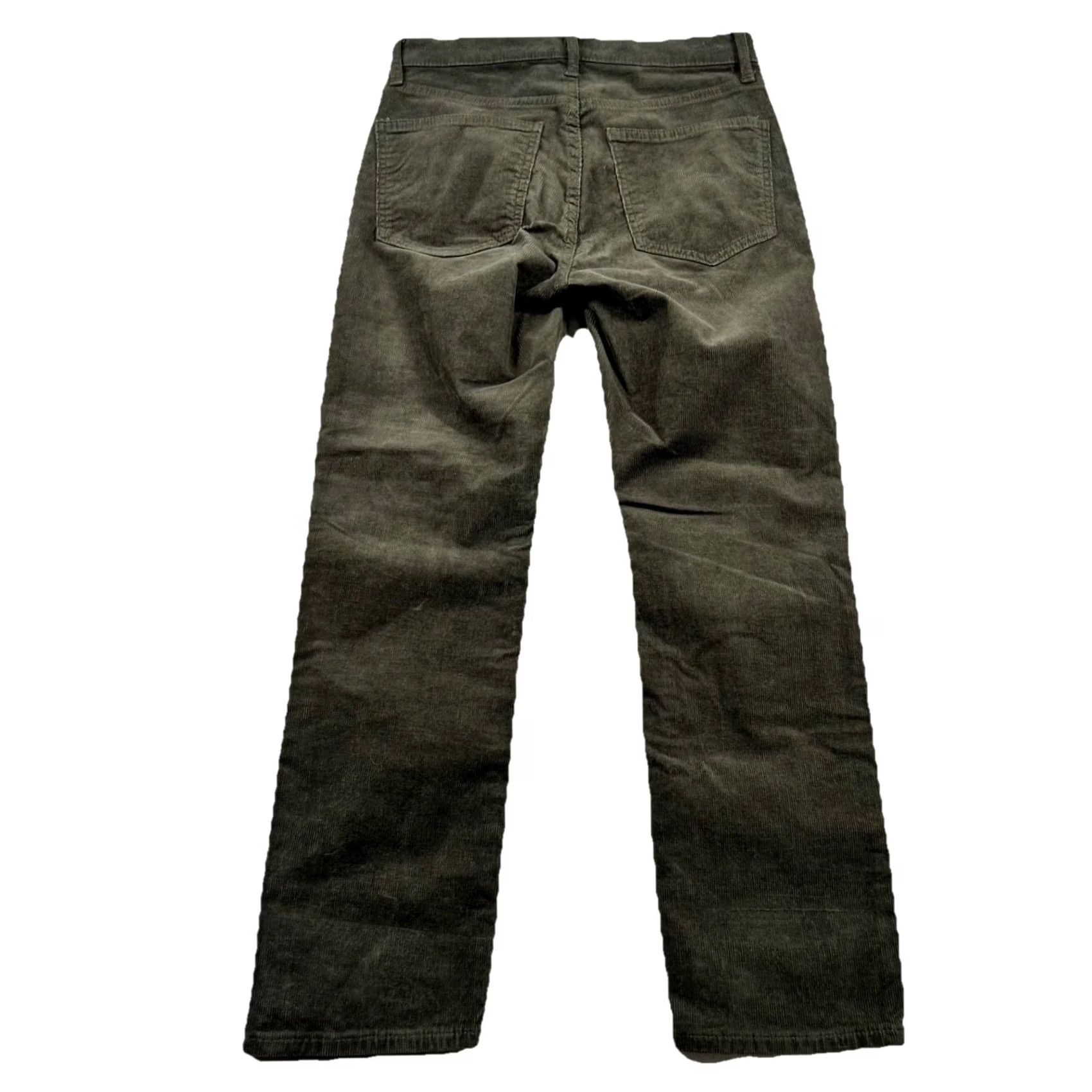 Gap Gap Pants Womens 0P Petite Corduroy Slim High Rise Olive Green 25 In Inseam Vintage No Boys Mens Womens Size 25" / US 0 / IT 36 - 2 Thumbnail