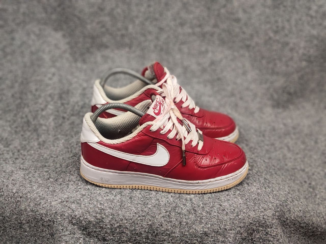 Nike Vintage Nike Air Force Slam Jam Varsity red Supreme sneakers Size US 7 / EU 40 - 6 Thumbnail
