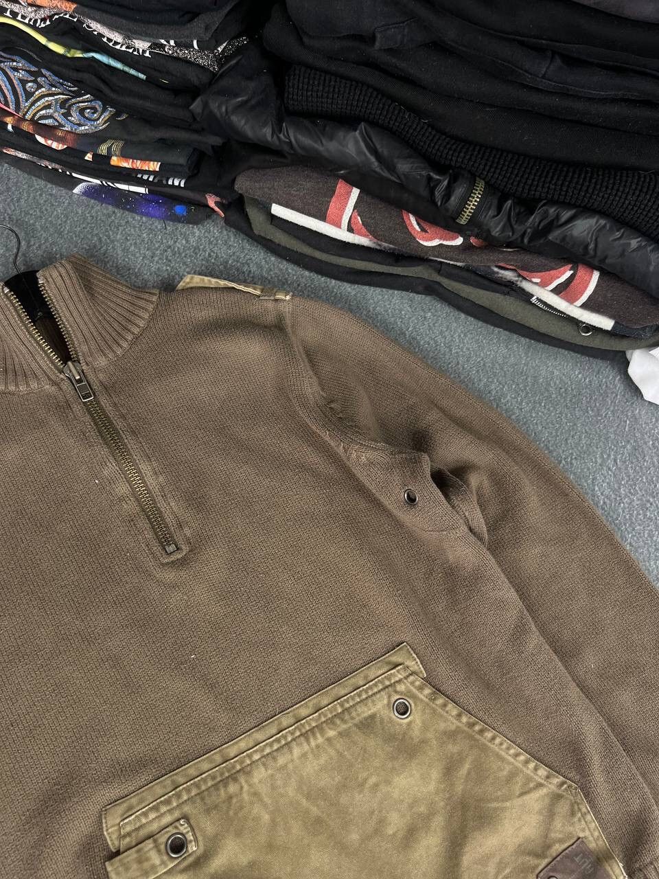 20471120 Japanese Vibe 00s Distressed Zip Up Sweater Size US S / EU 44-46 / 1 - 3 Thumbnail