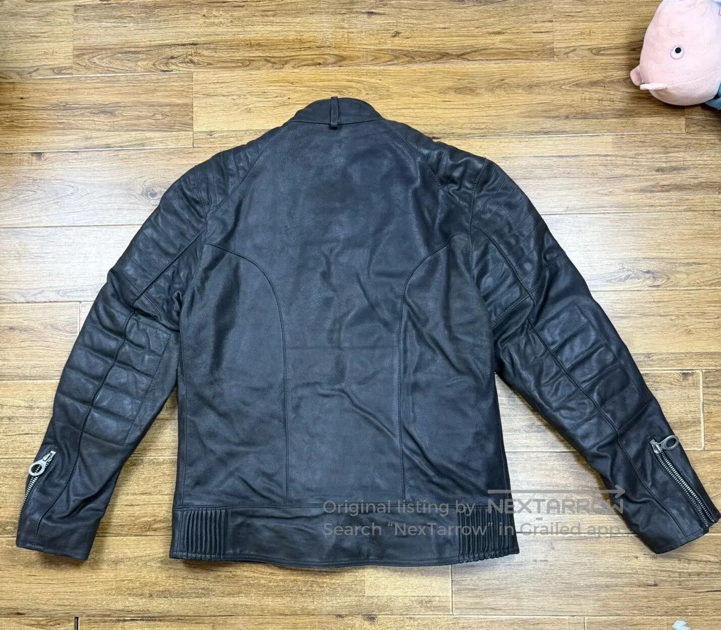 G-Star Gstar Raw Men's Genuine Leather Jacket. Size US XL / EU 56 / 4 - 2 Thumbnail