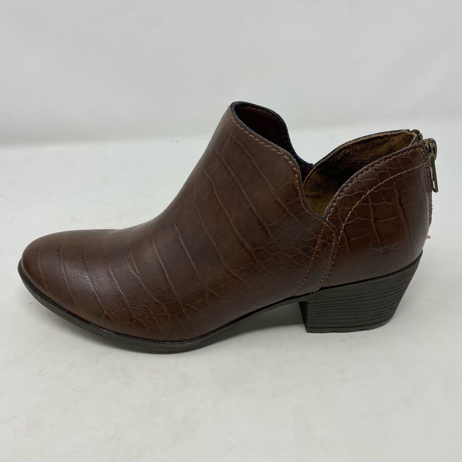 Other b.o.c. Brown Croc Embossed Vegan Bootie Womens Size 6.5 Size US 6.5 / IT 36.5 - 2 Thumbnail