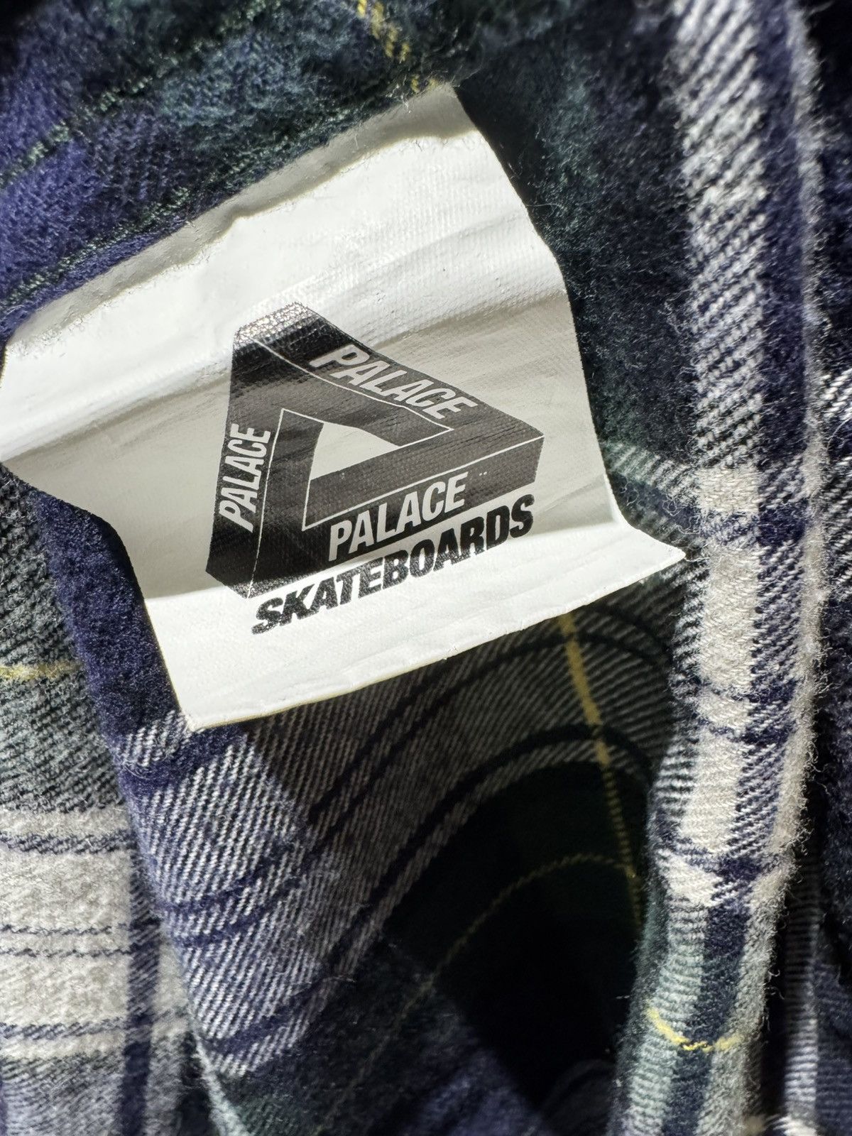 Palace Palace Lumberyak Flannel Green Navy Embridered Back Logo Med Size US M / EU 48-50 / 2 - 10 Thumbnail