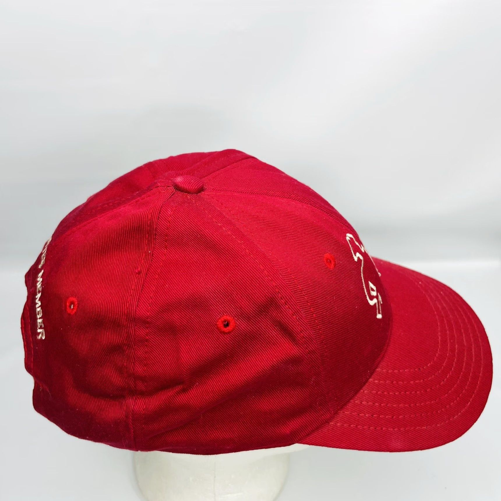 Vintage VINTAGE AmeriCap Friends of the NRA Ball Cap Red Six Panel Hat USA Baseball Cap Adjustab le Embroidered Men Theme NRA” Size ONE SIZE - 6 Thumbnail