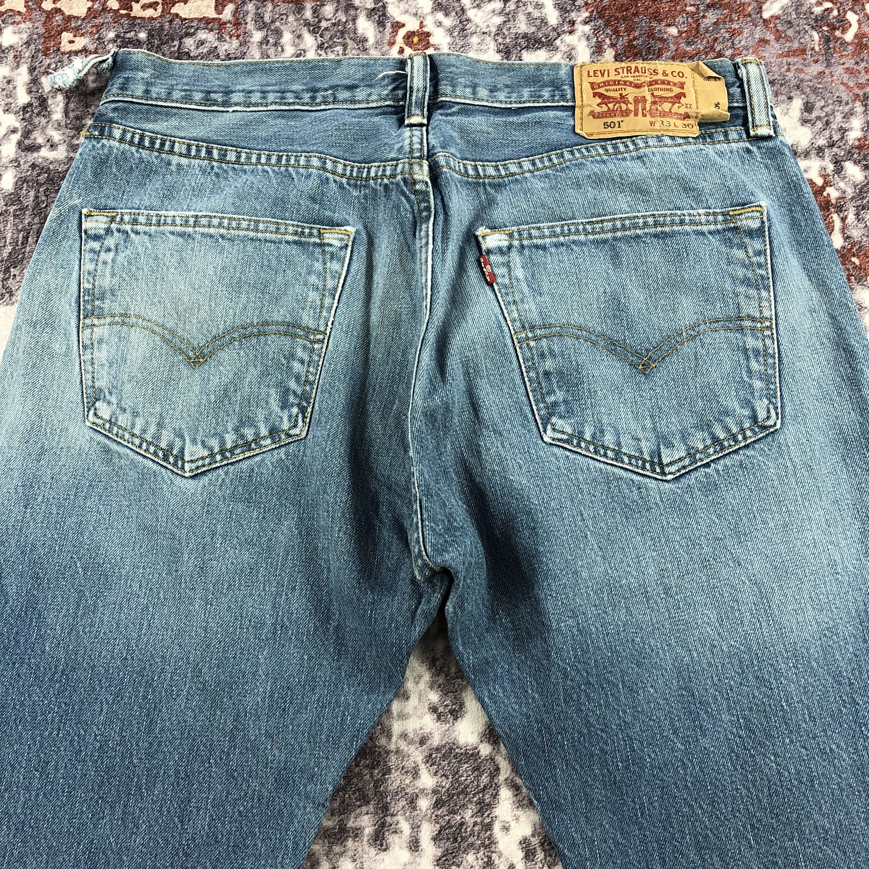 Levi's × Vintage Vintage Blue Wash Levis 501 Jeans-JM2386 Size US 34 / EU 50 - 5 Thumbnail