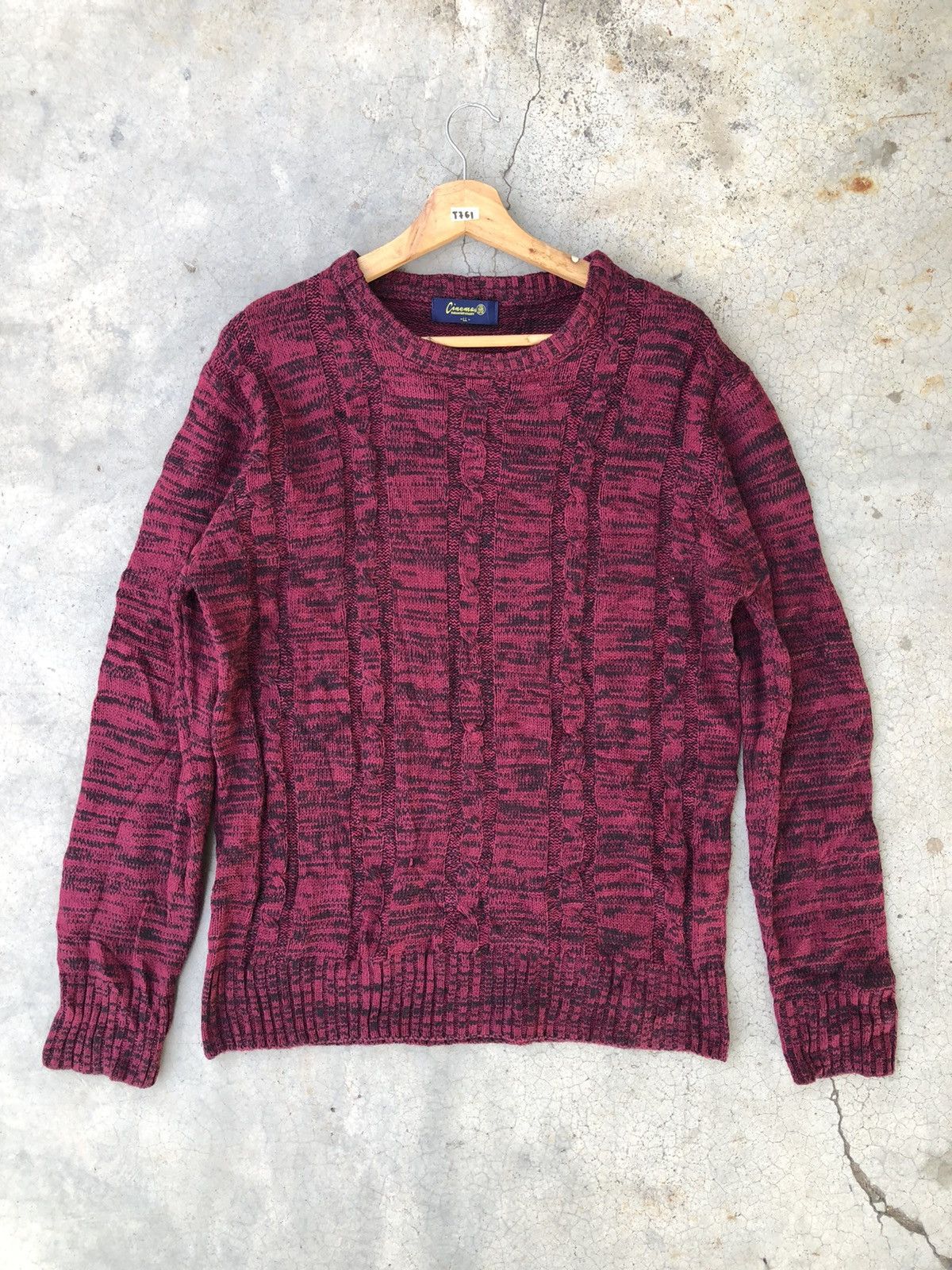 Aran Isles Knitwear 🔴Japanese Cinema Pureknit Pullover/Jumper Kniting Pattern Size US M / EU 48-50 / 2 - 1 Thumbnail