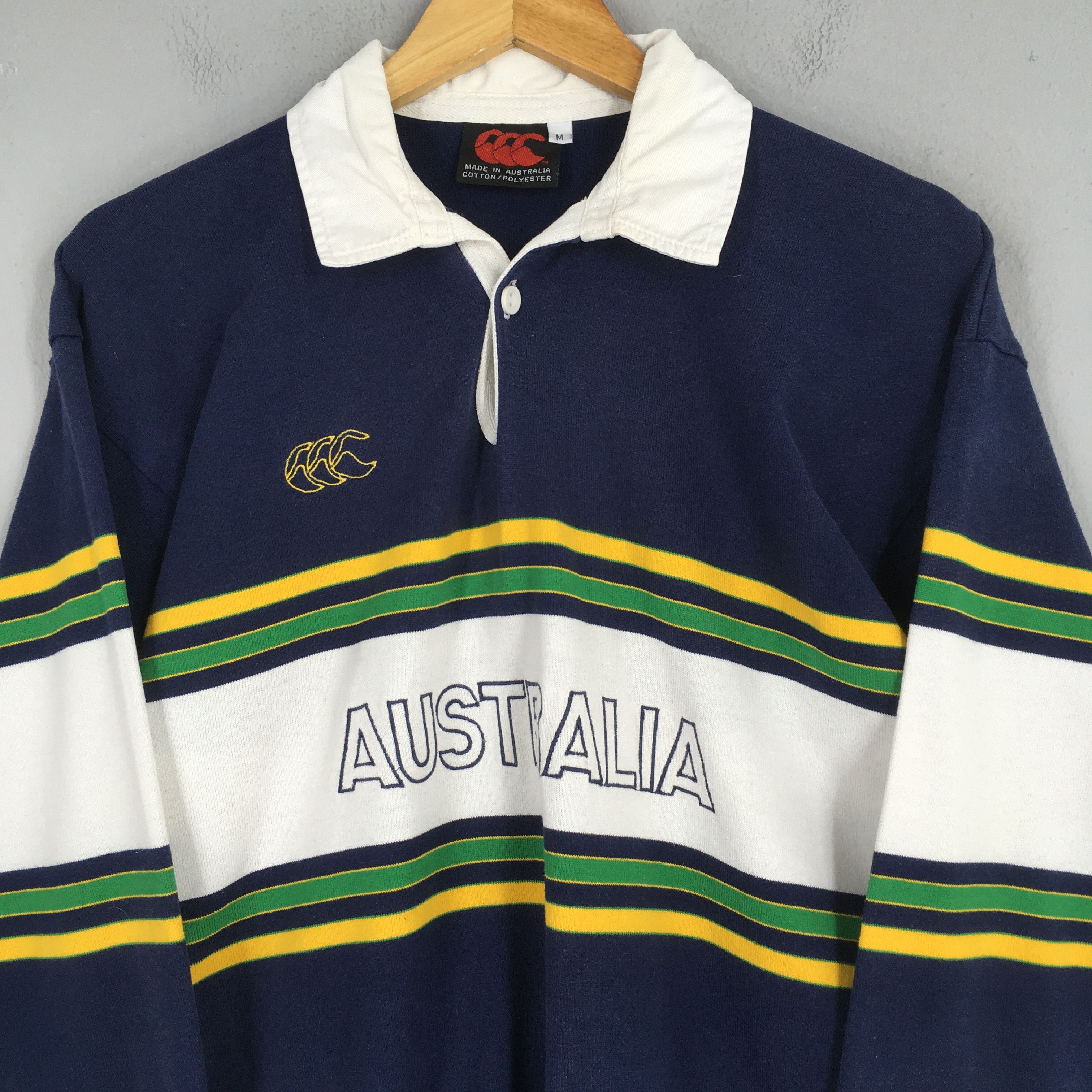 Canterbury of New Zealand Vintage Canterbury Of New Zealand Australia Rugby PoloMedium Size US M / EU 48-50 / 2 - 2 Thumbnail