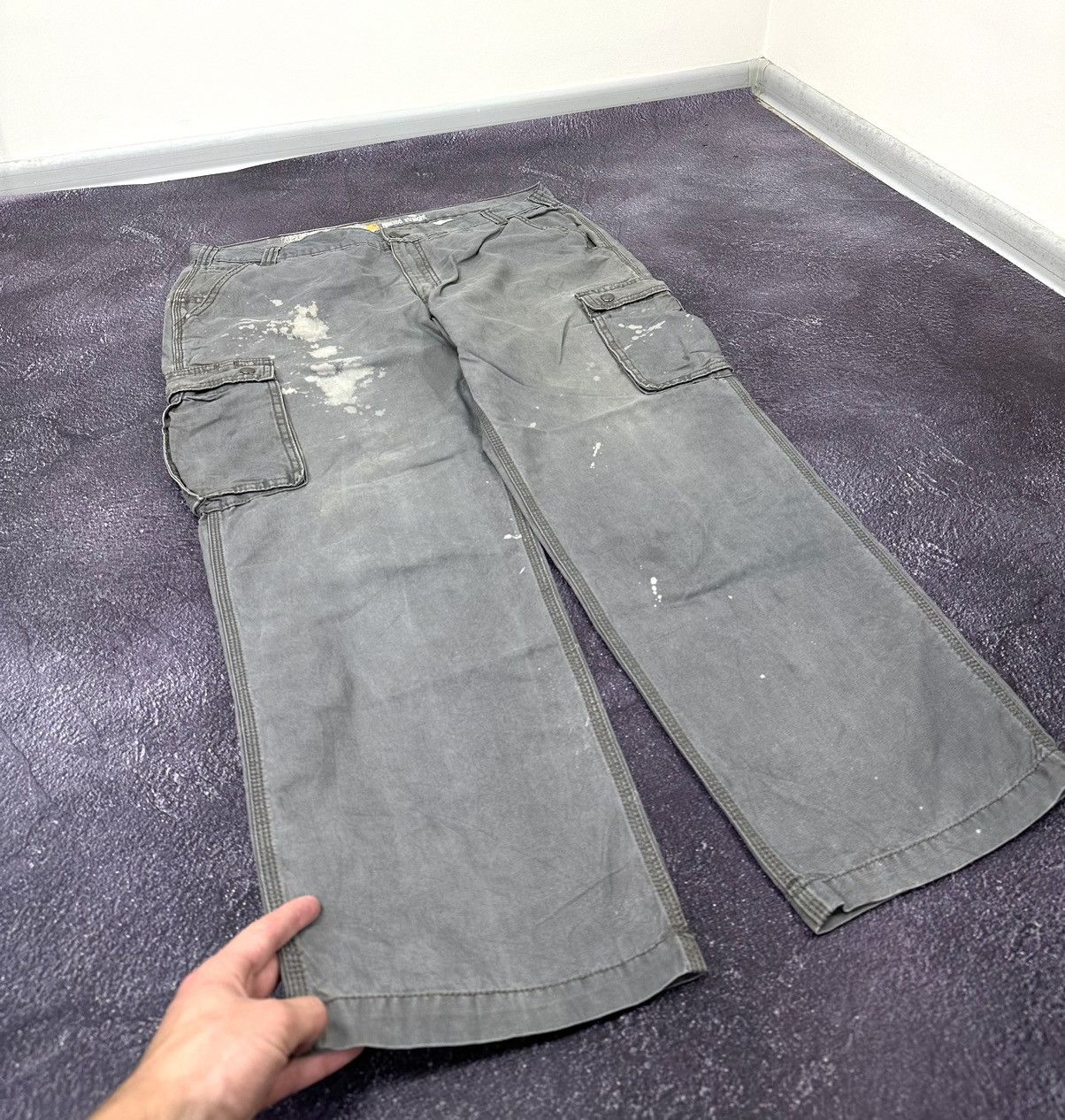 Carhartt Vintage Carhartt Distressed Baggy Cargo USA Opium Work Pants Size US 40 / EU 56 - 8 Thumbnail