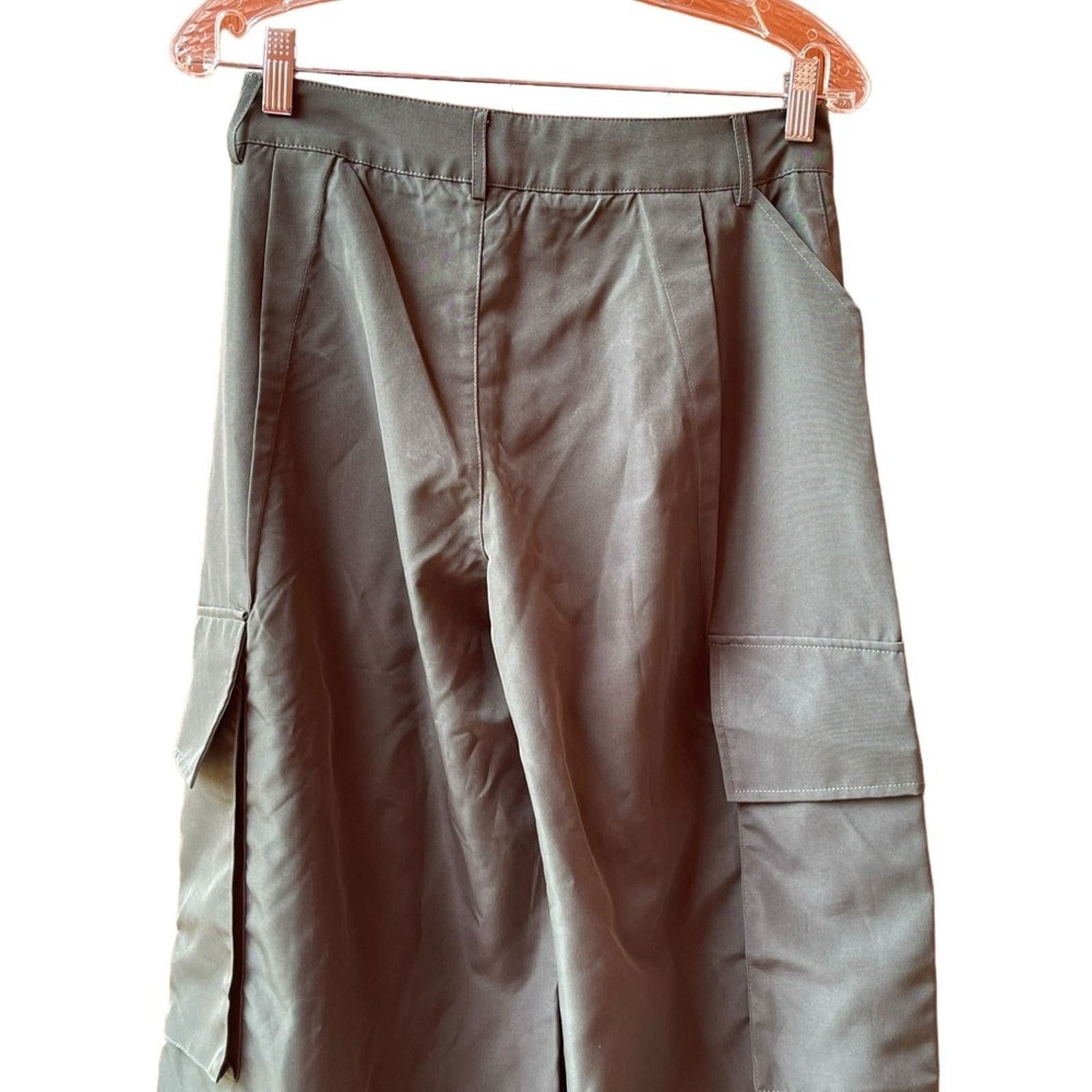 Other commence Parachute Jogger Straight Wide Leg Y2k Pants S NWT Size 26" / US 2 / IT 38 - 6 Thumbnail