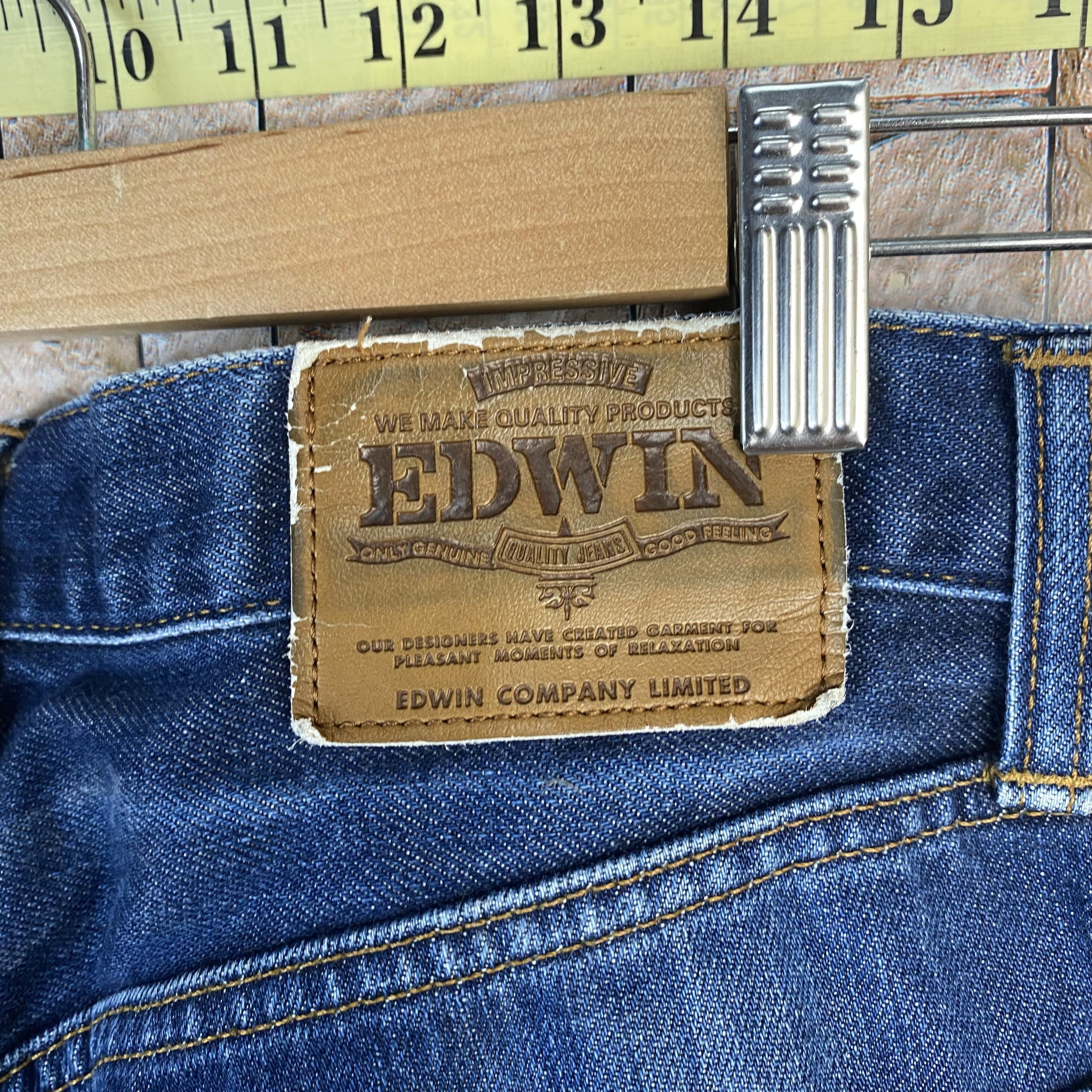 Edwin Edwin vintage Blue Denim Pants #7595 Size US 30 / EU 46 - 19 Thumbnail