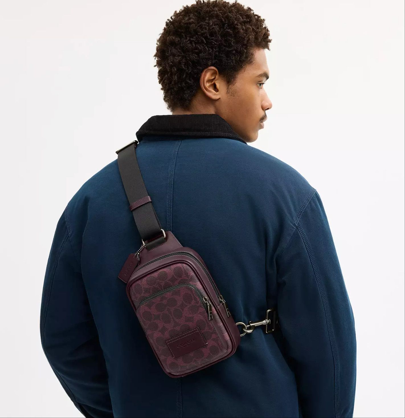 Coach Racer Sling Pack In Signature Canvas CV763 Size ONE SIZE - 7 Thumbnail