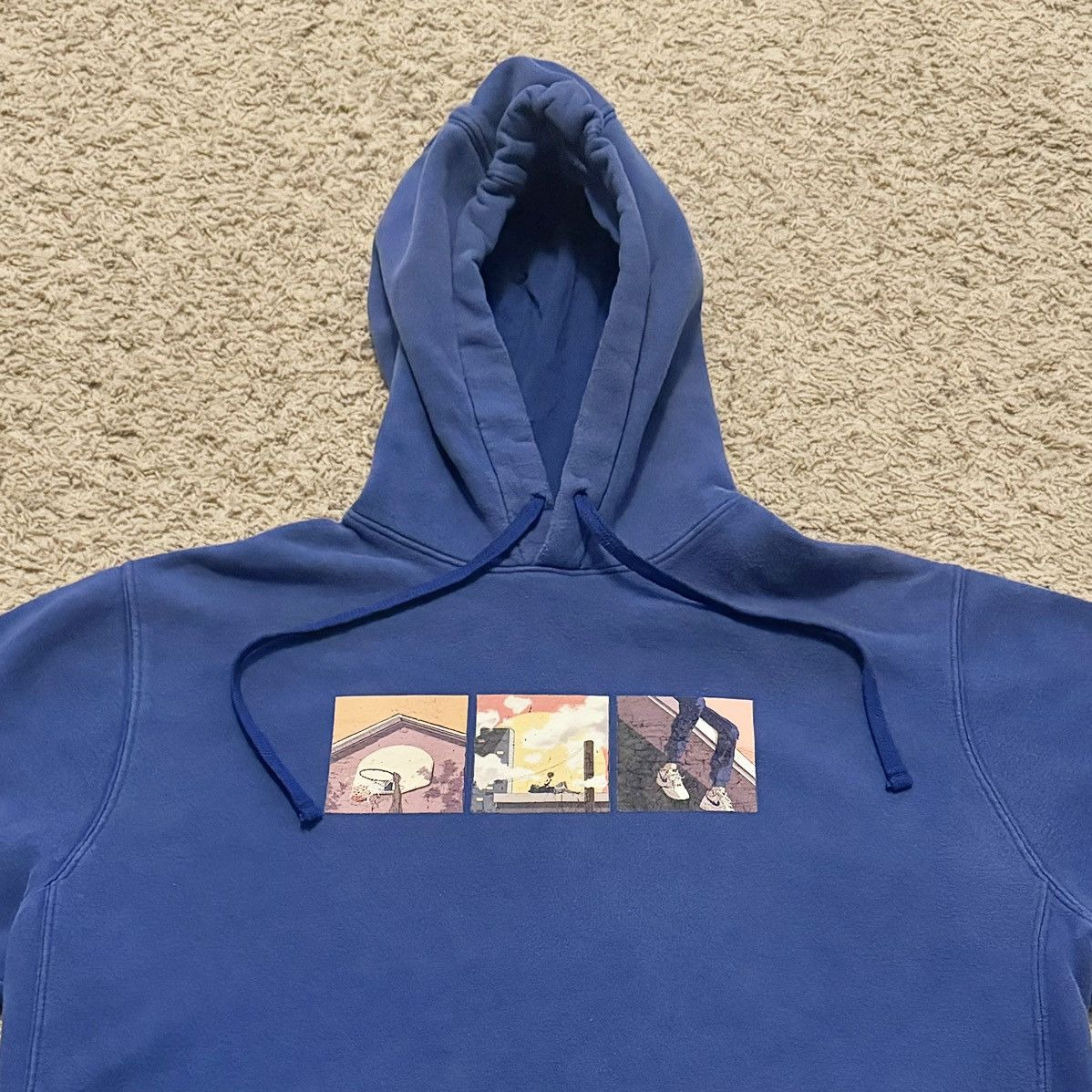 Vintage Y2K VINTAGE NIKE BASKETBALL HOODIE! Size US L / EU 52-54 / 3 - 3 Thumbnail