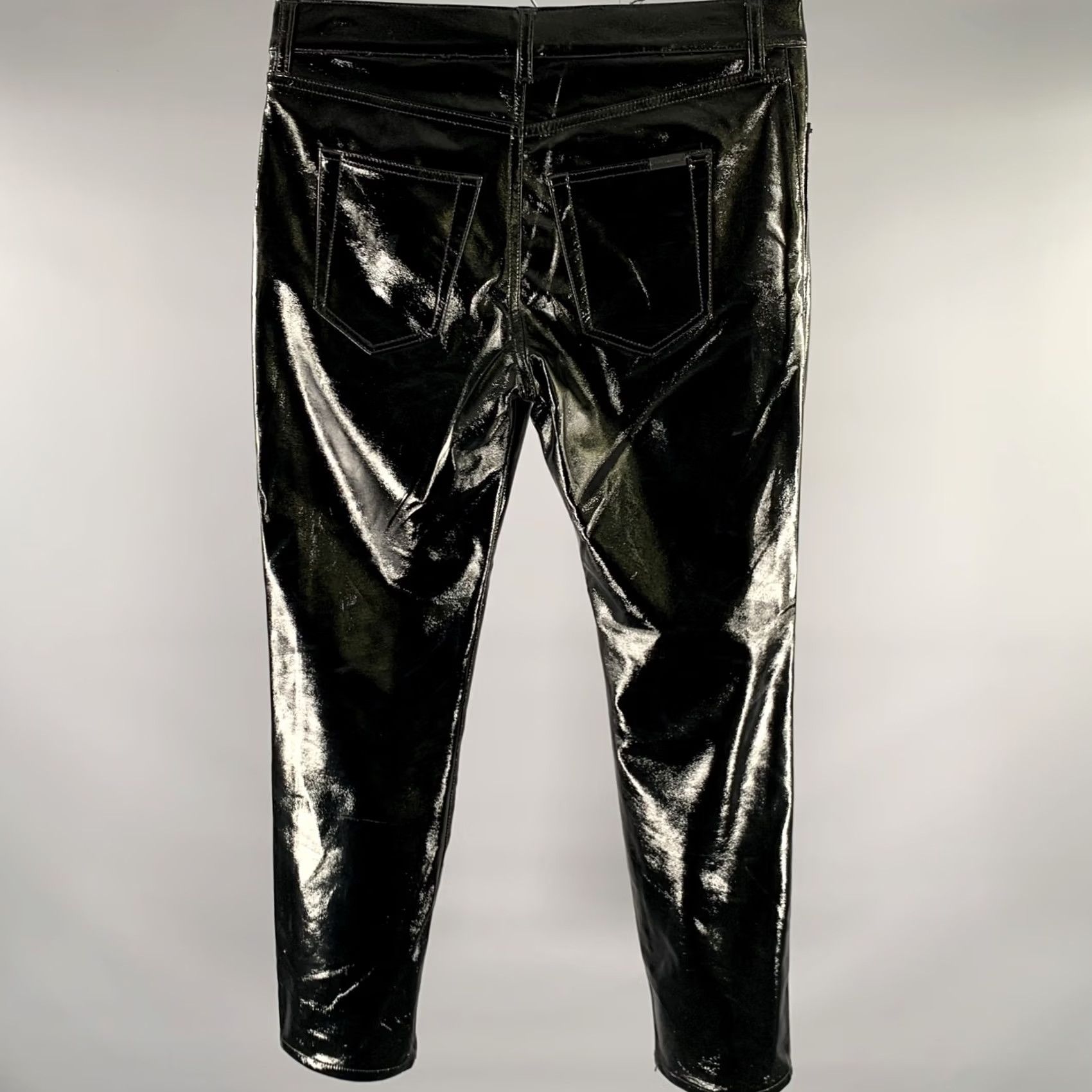 Yves Saint Laurent SAINT LAURENT Pants Size 30 Black Polyester Size US 30 / EU 46 - 3 Thumbnail